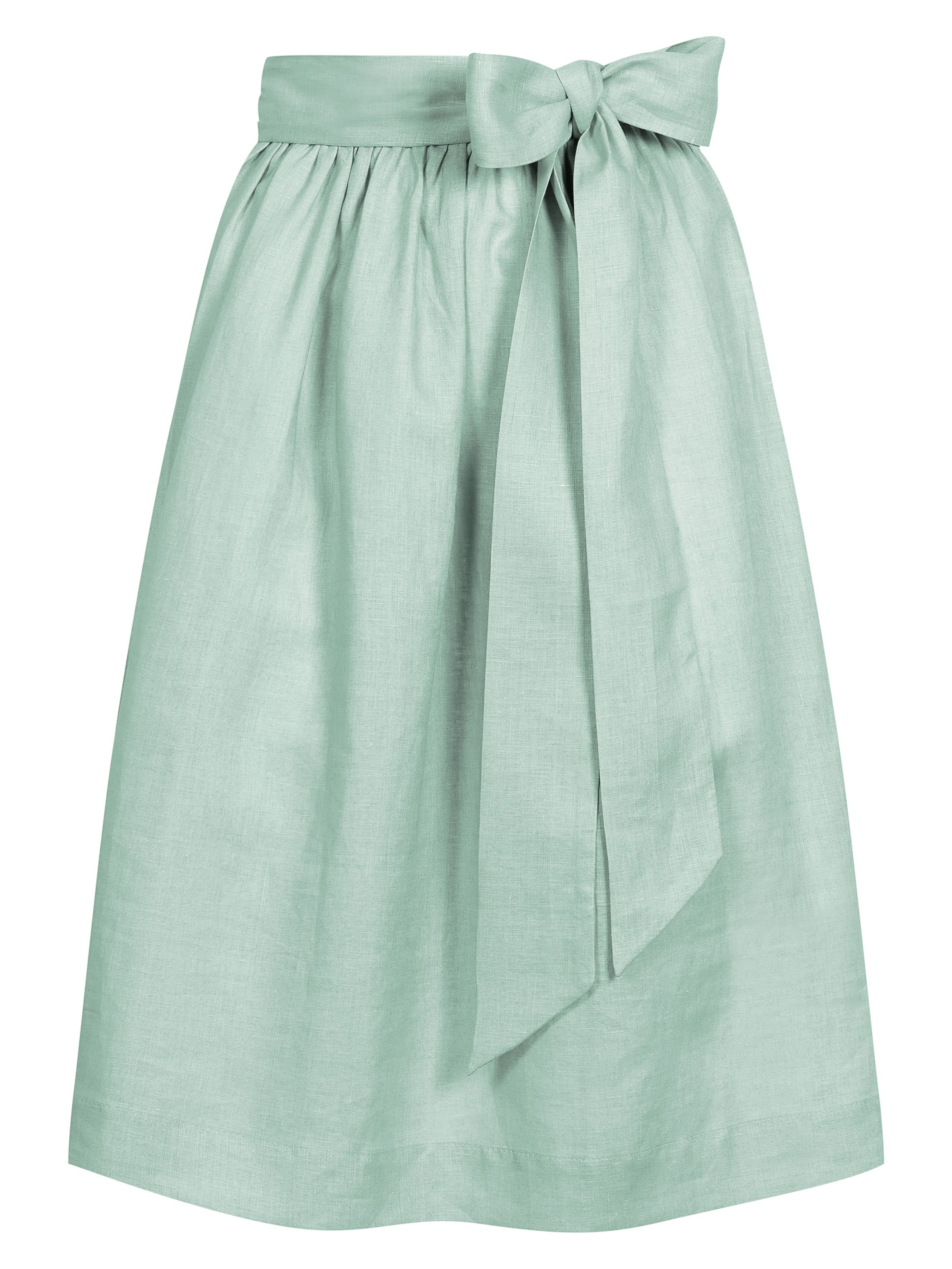 Leinenschürze in Mint