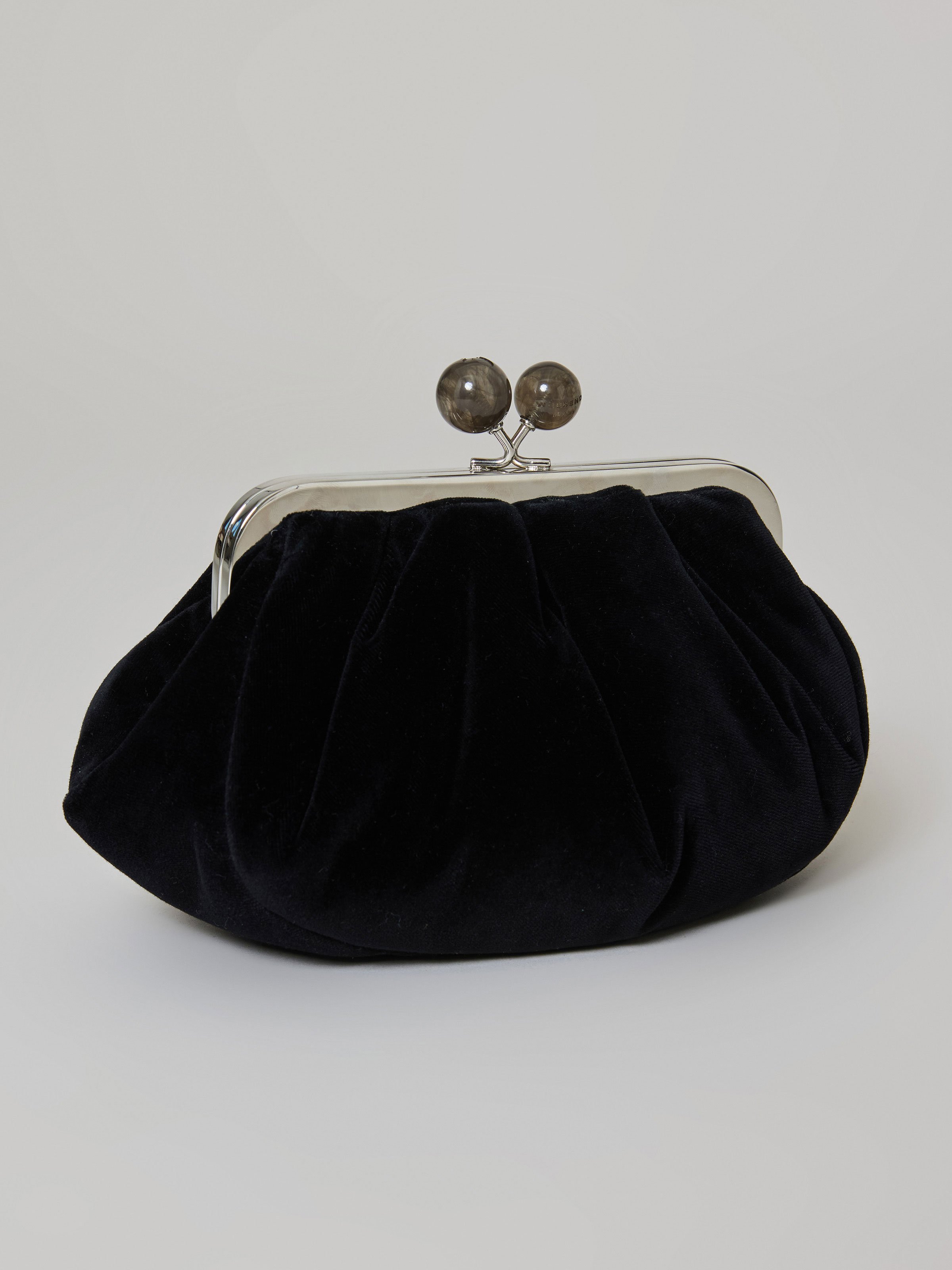 Schwarze Pasticcino Tasche aus Samt