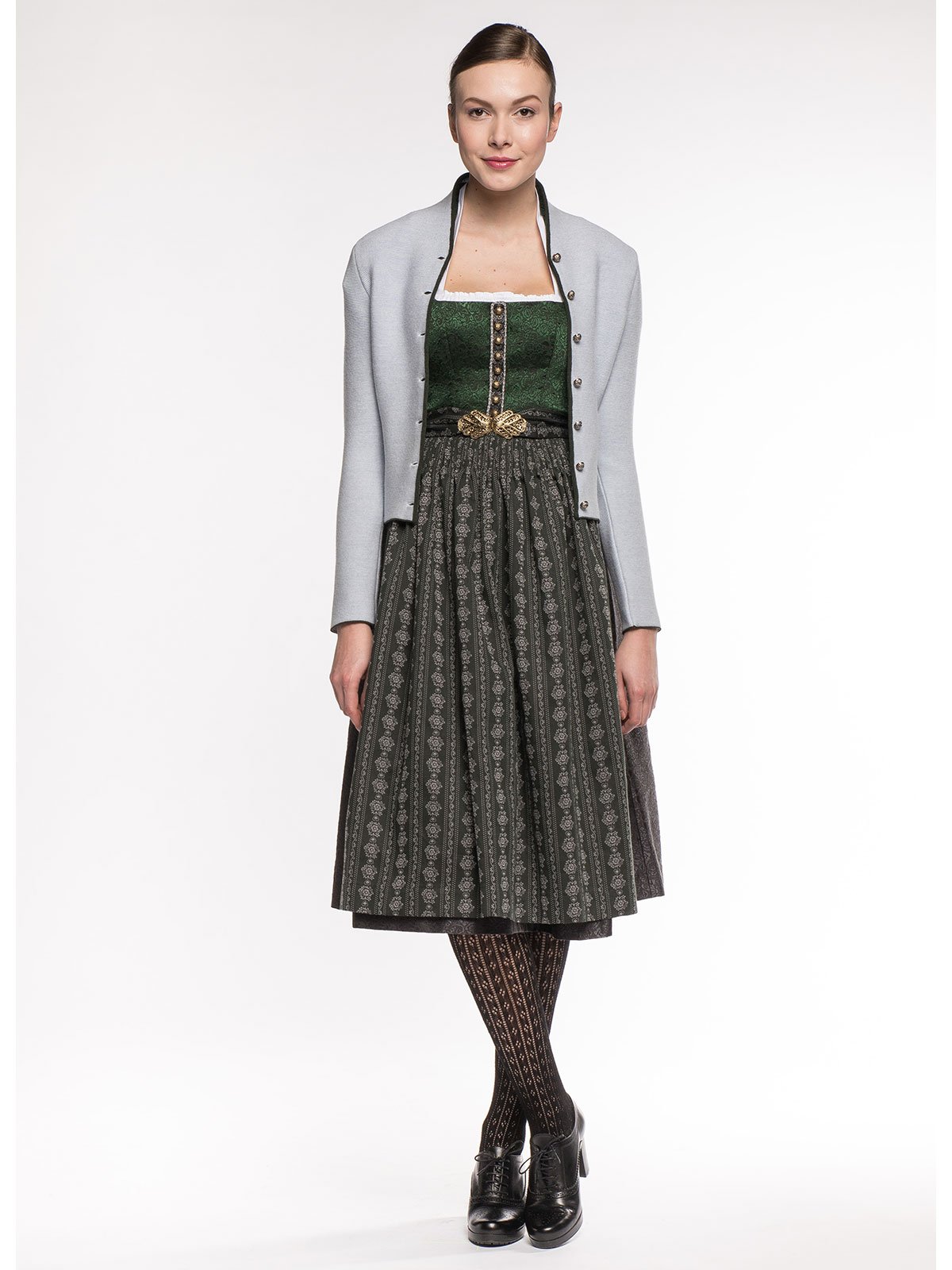 Hellblaue Strickjacke
