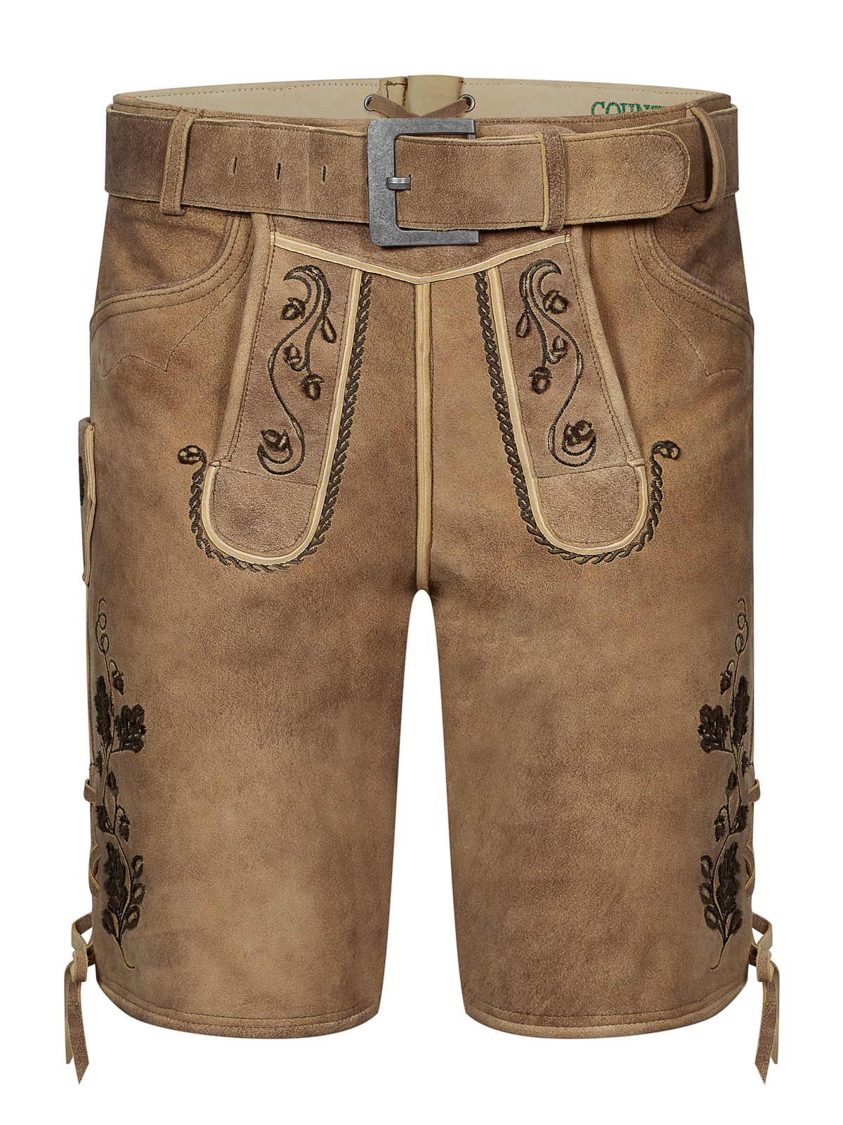 Naturfarbene Ziegenlederhose  