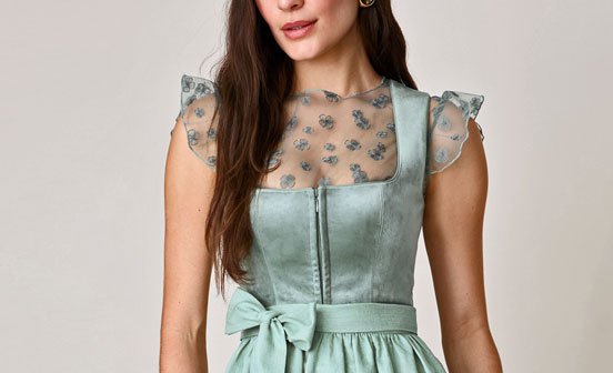 Dirndl Trendfarbe Aqua Dirndl Trendfarbe Aqua