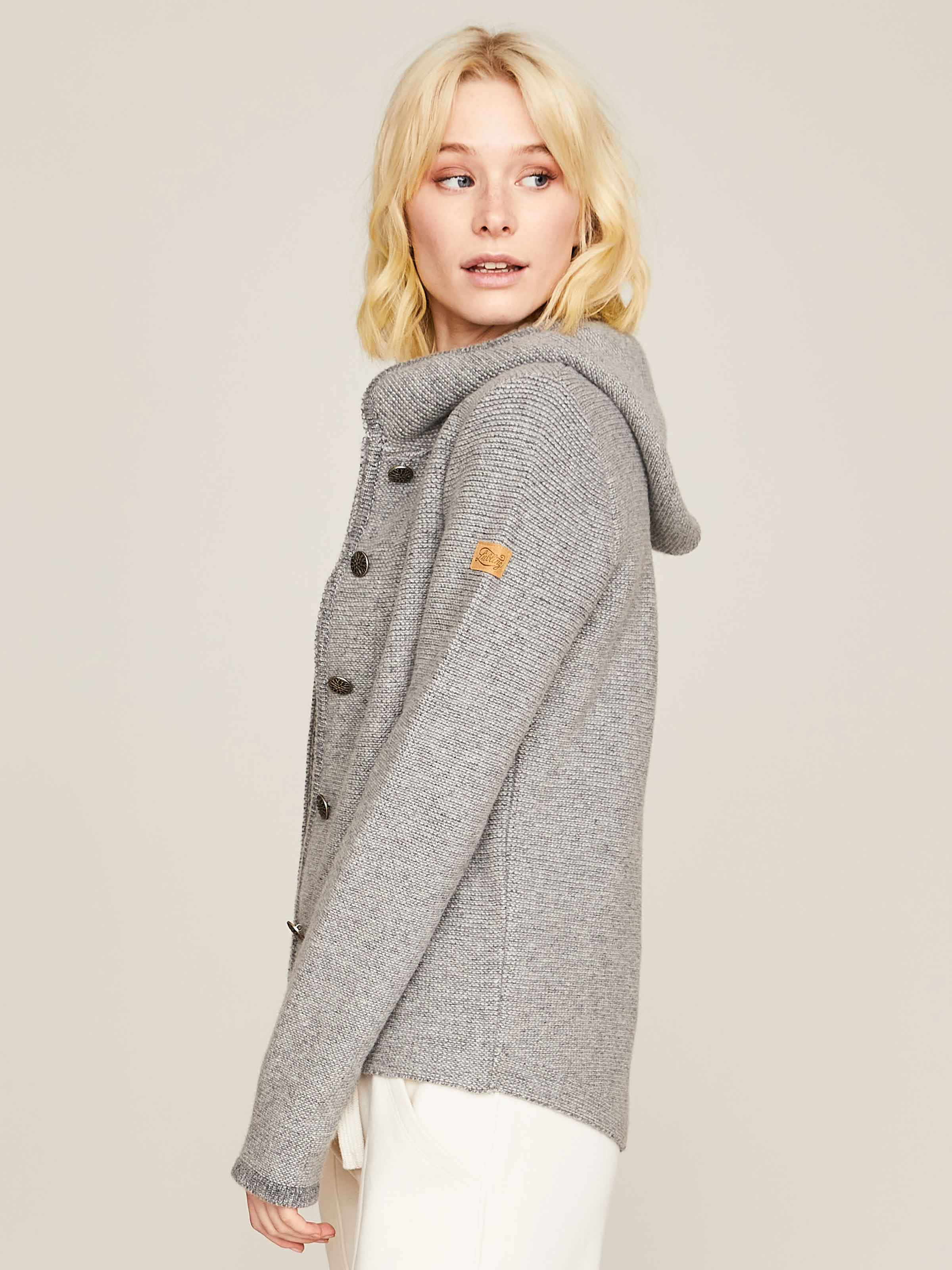 Marmorgrauer Damen-Janker