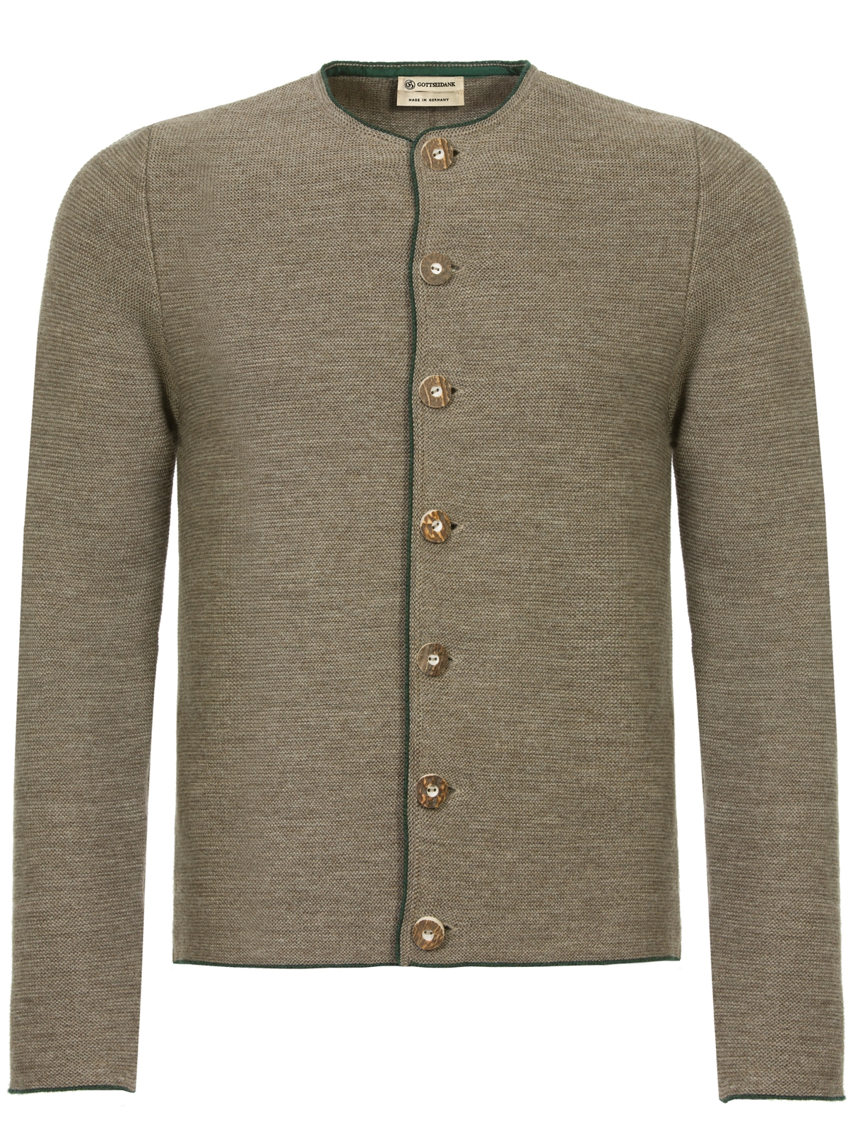 Herren Strickjanker in Beige