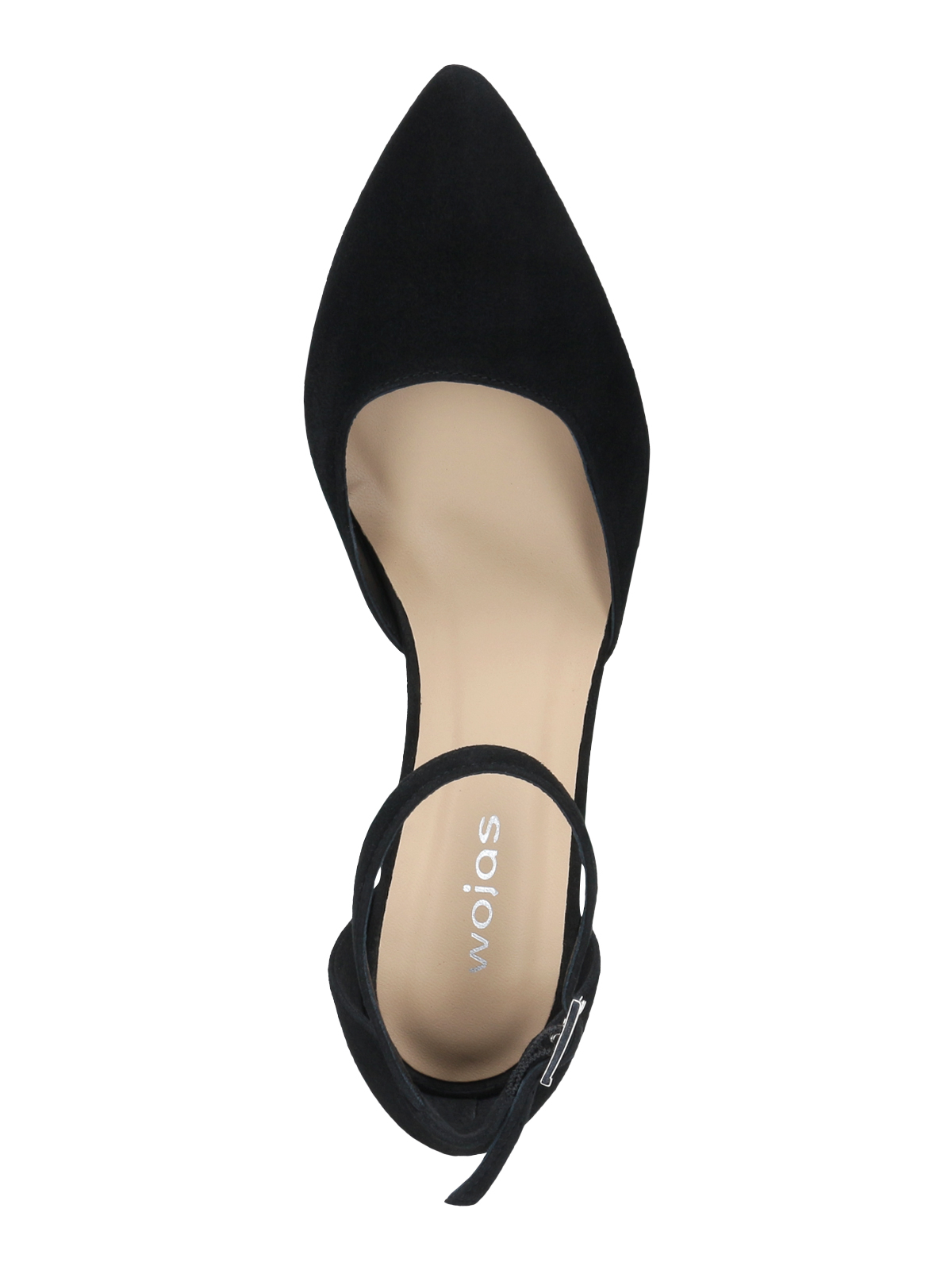 Schwarze Wildleder Pumps