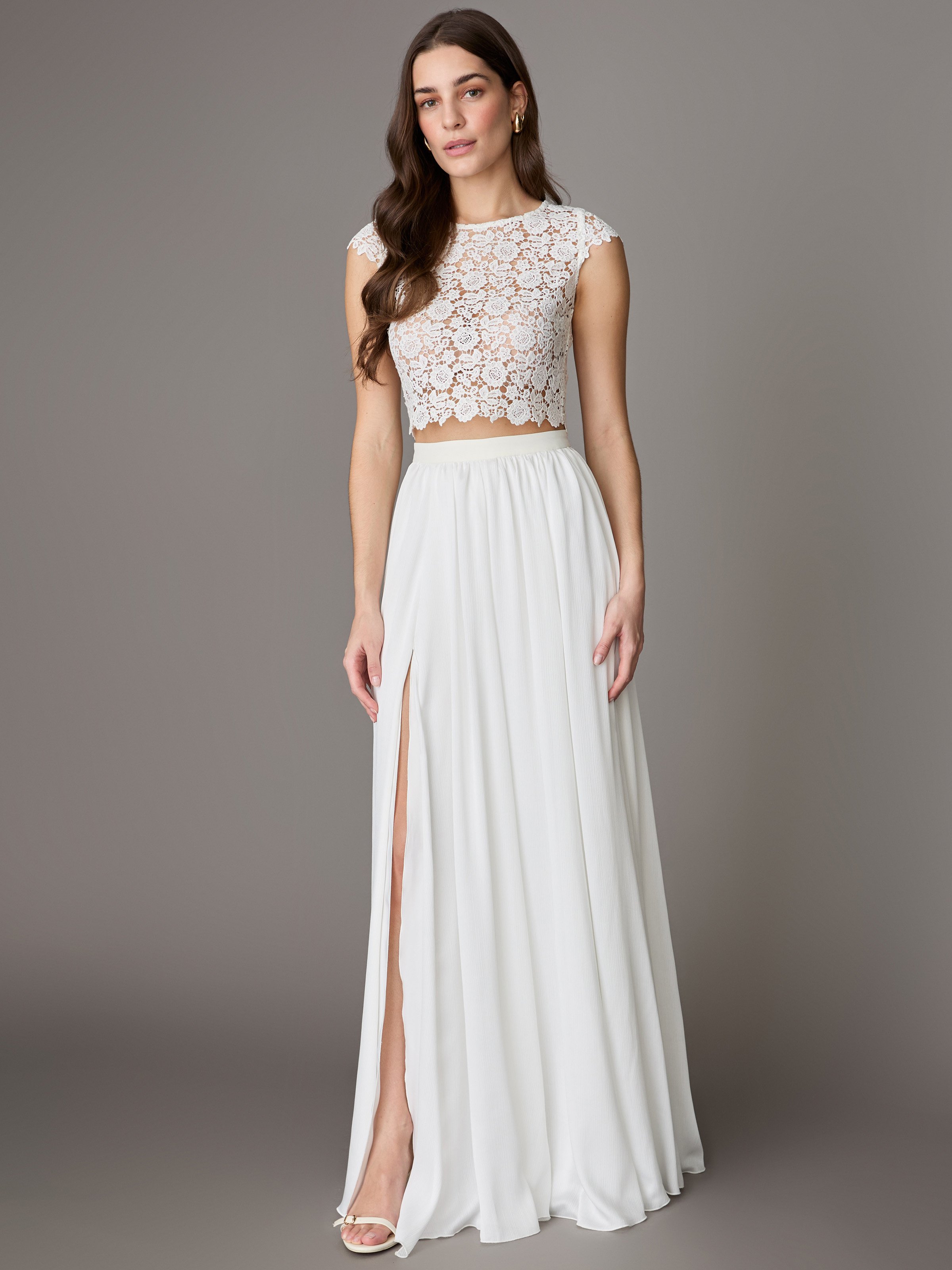 Cremefarbenes Braut-Top mit Flügelärmel vom Designer Label LIMBERRY BRIDAL STUDIO