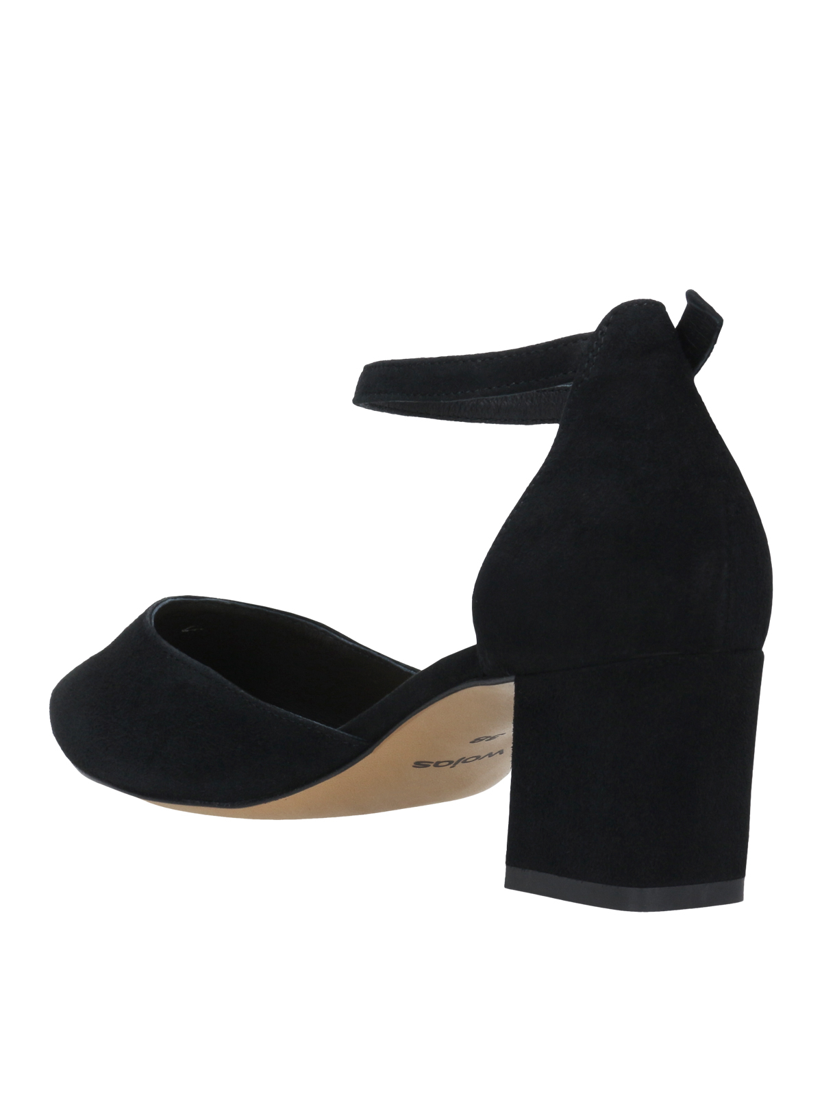 Schwarze Wildleder Pumps