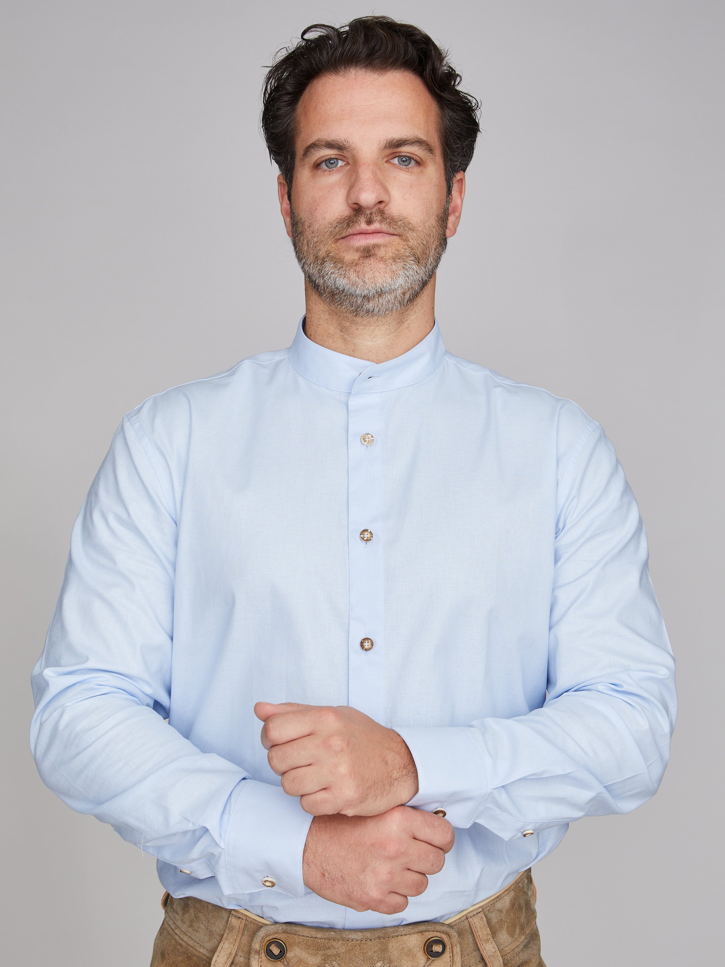 Blaues Trachtenhemd Blaues Trachtenhemd