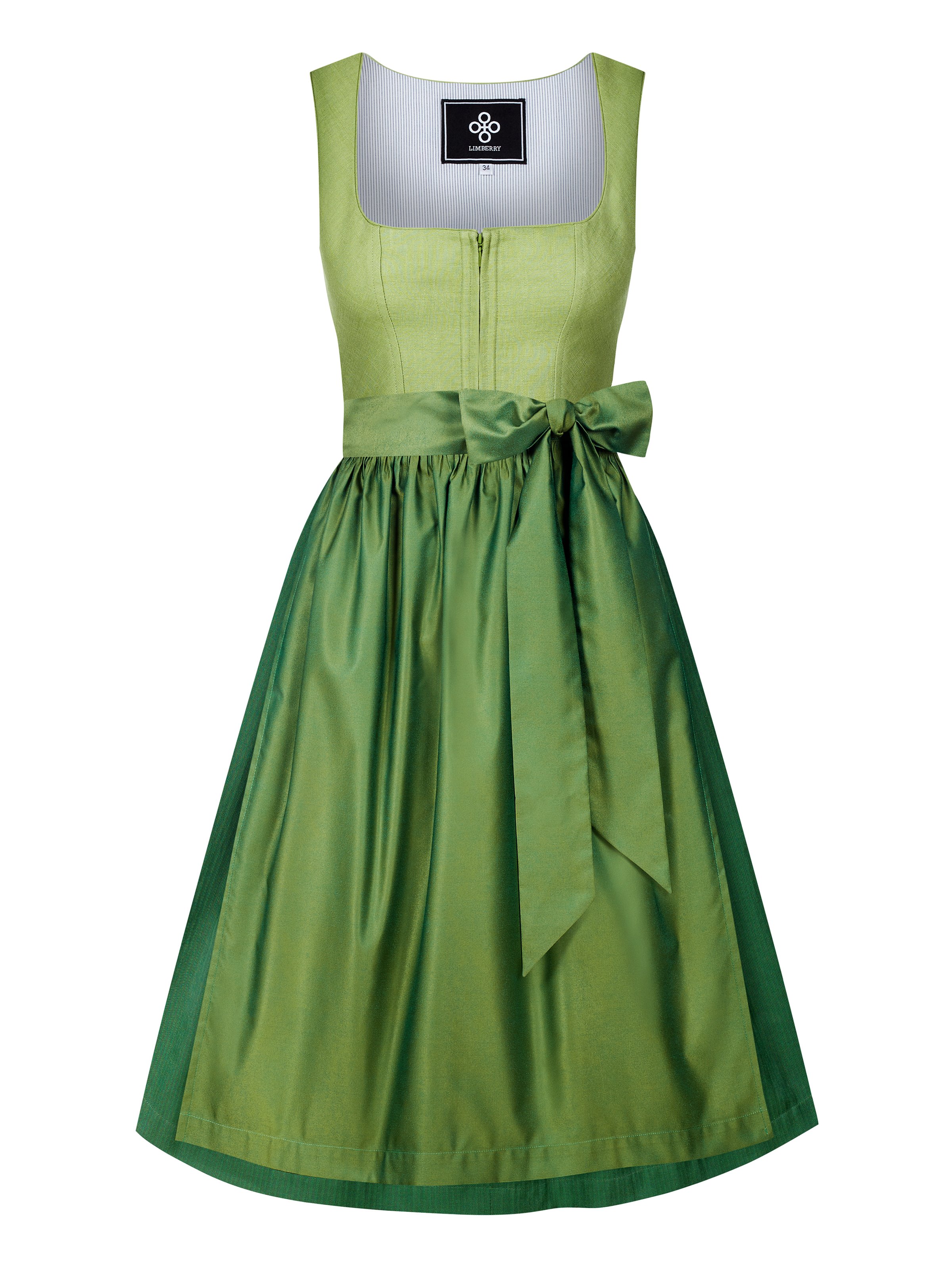 Grünes Dirndl Sapphire von LIMBERRY Freisteller Grünes Dirndl Sapphire Freisteller