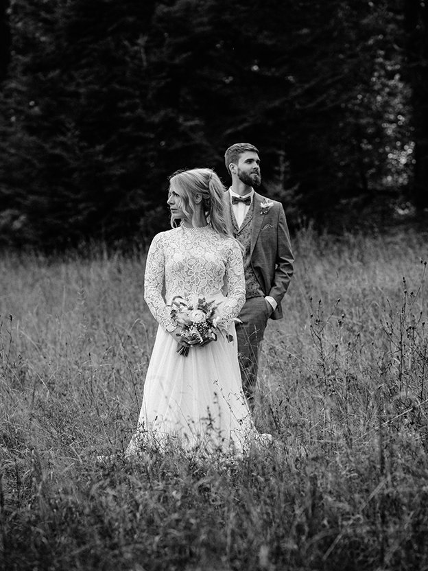 Real Bride mit Braut Rock und Braut-Body