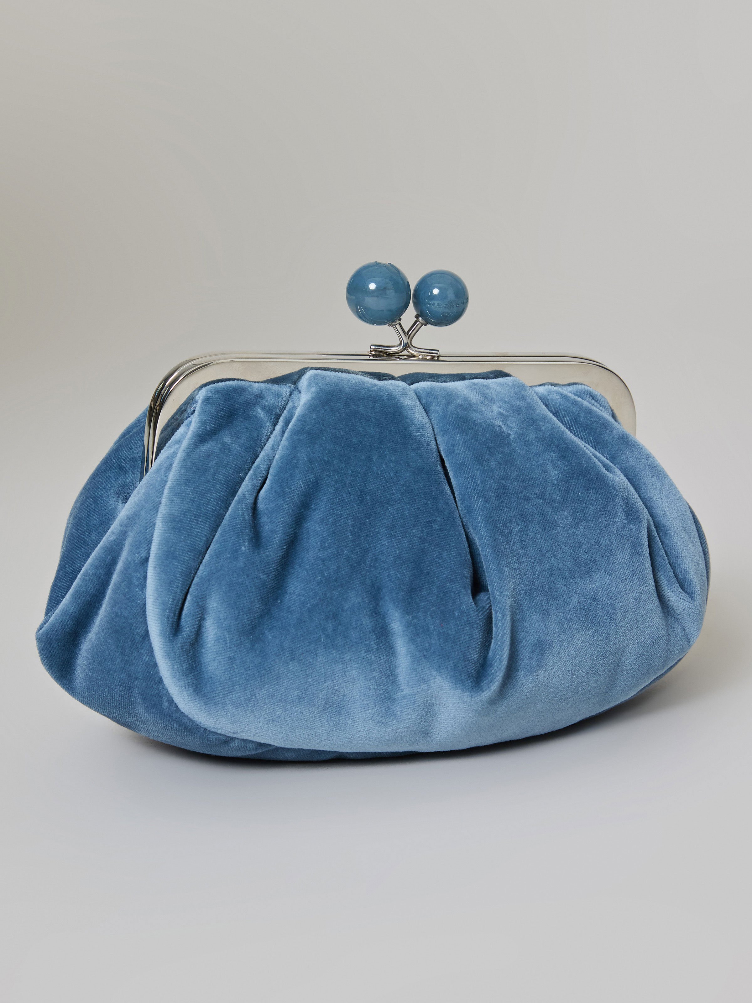 Pasticcino Tasche aus Samt in Azurblau