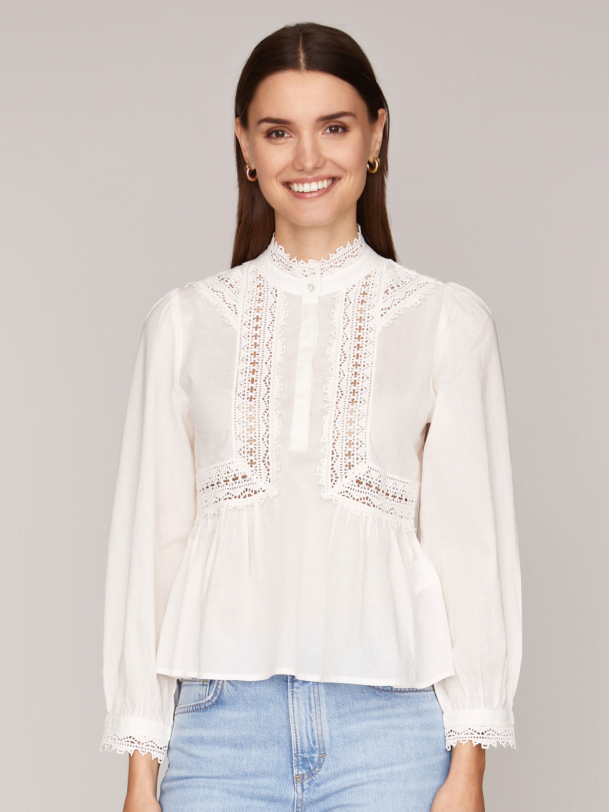 Weiße Bluse 