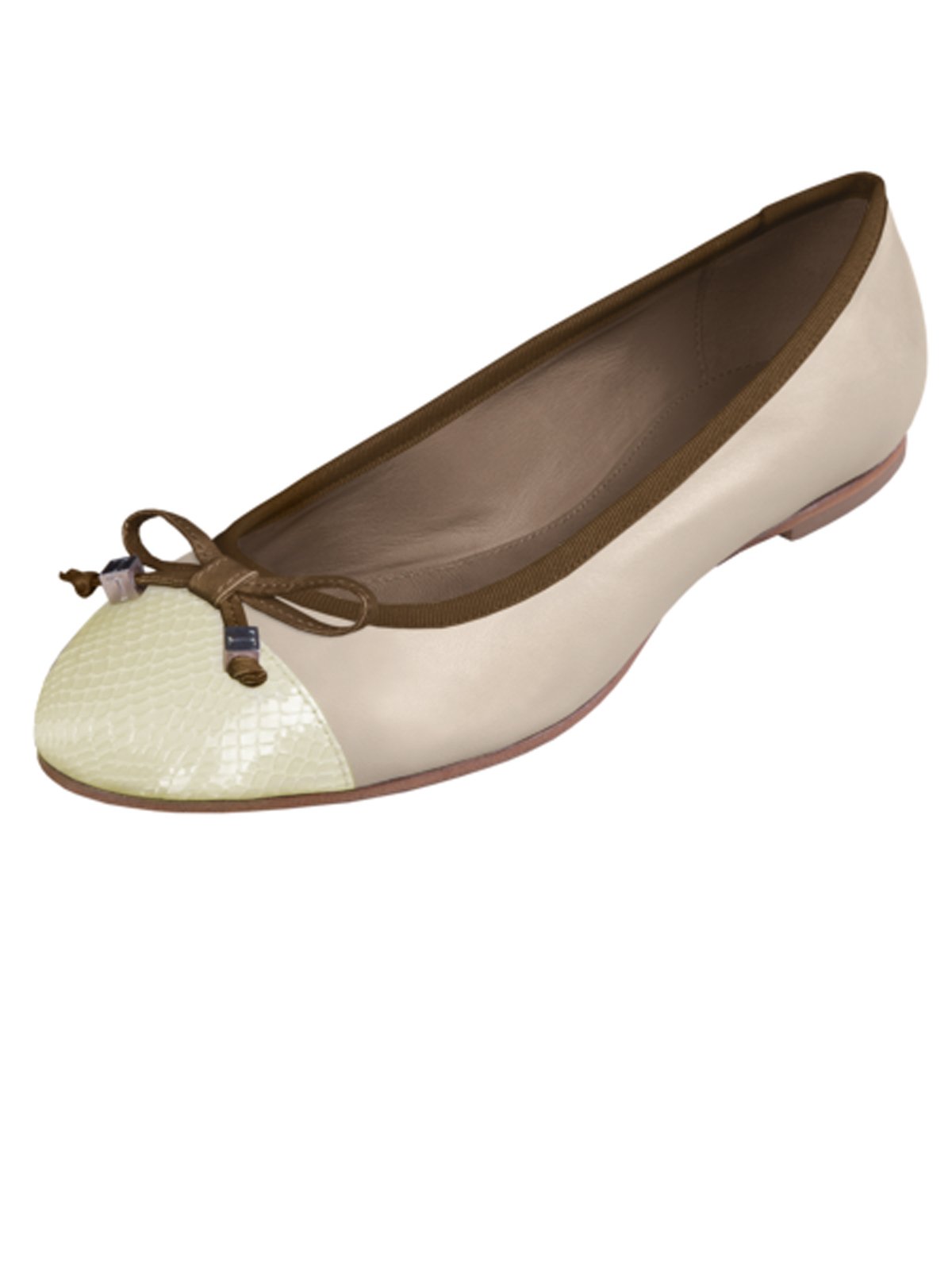 Ballerinas in Beige und Creme
