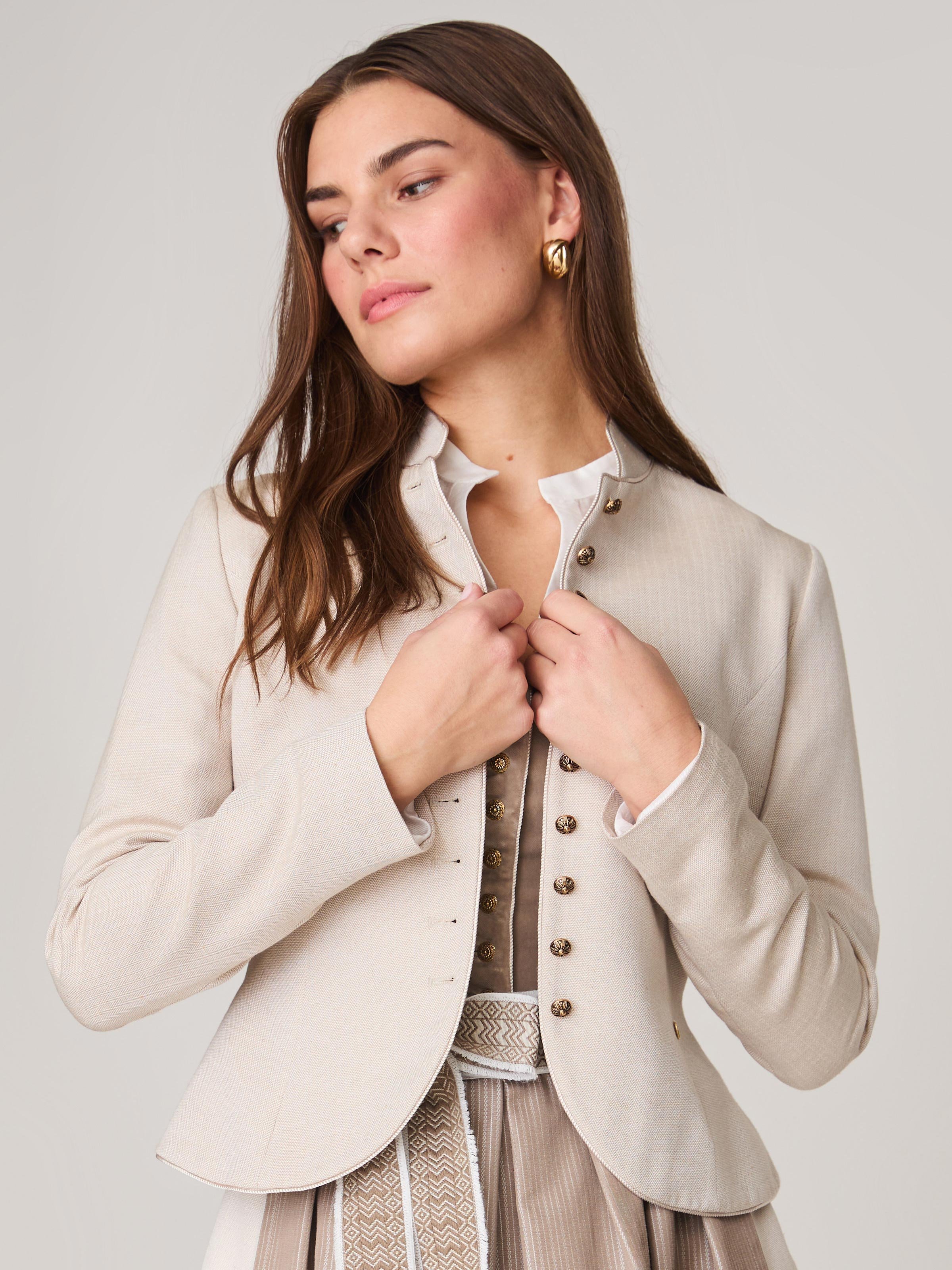 Trachtenjanker in Beige