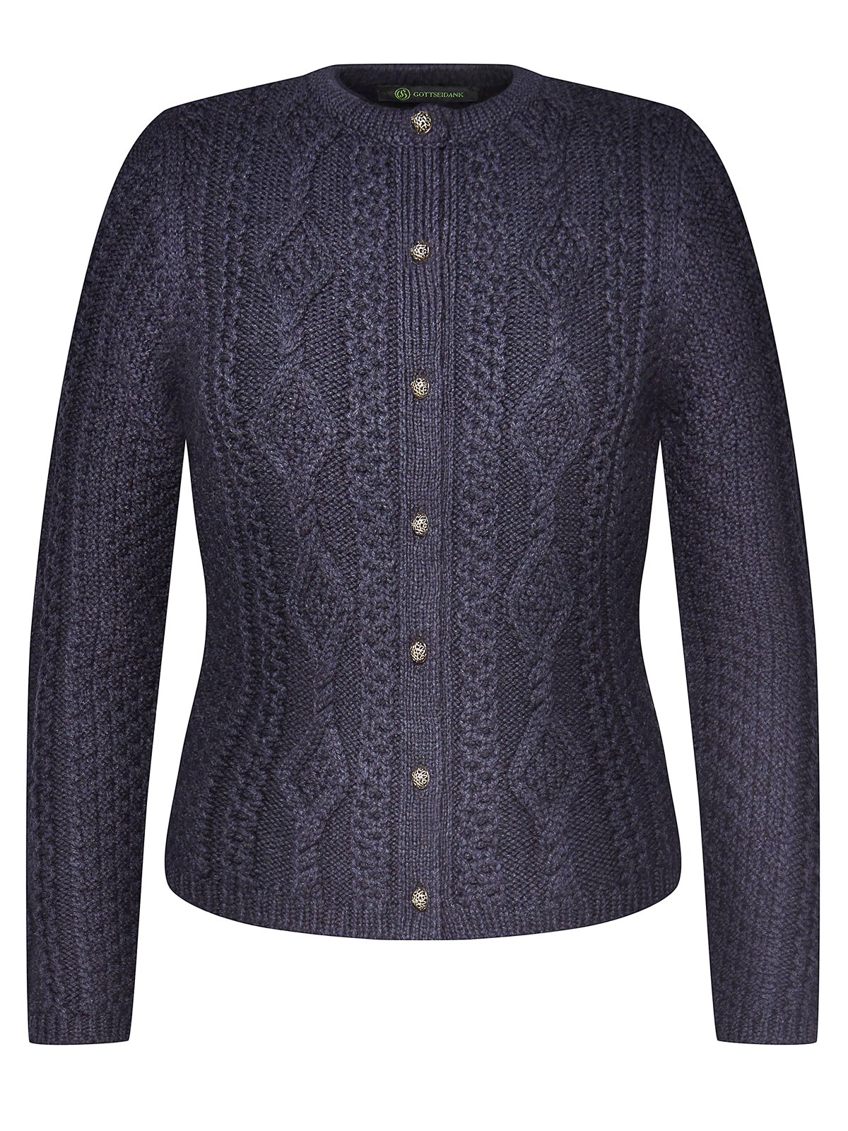 Strickjanker in Blau