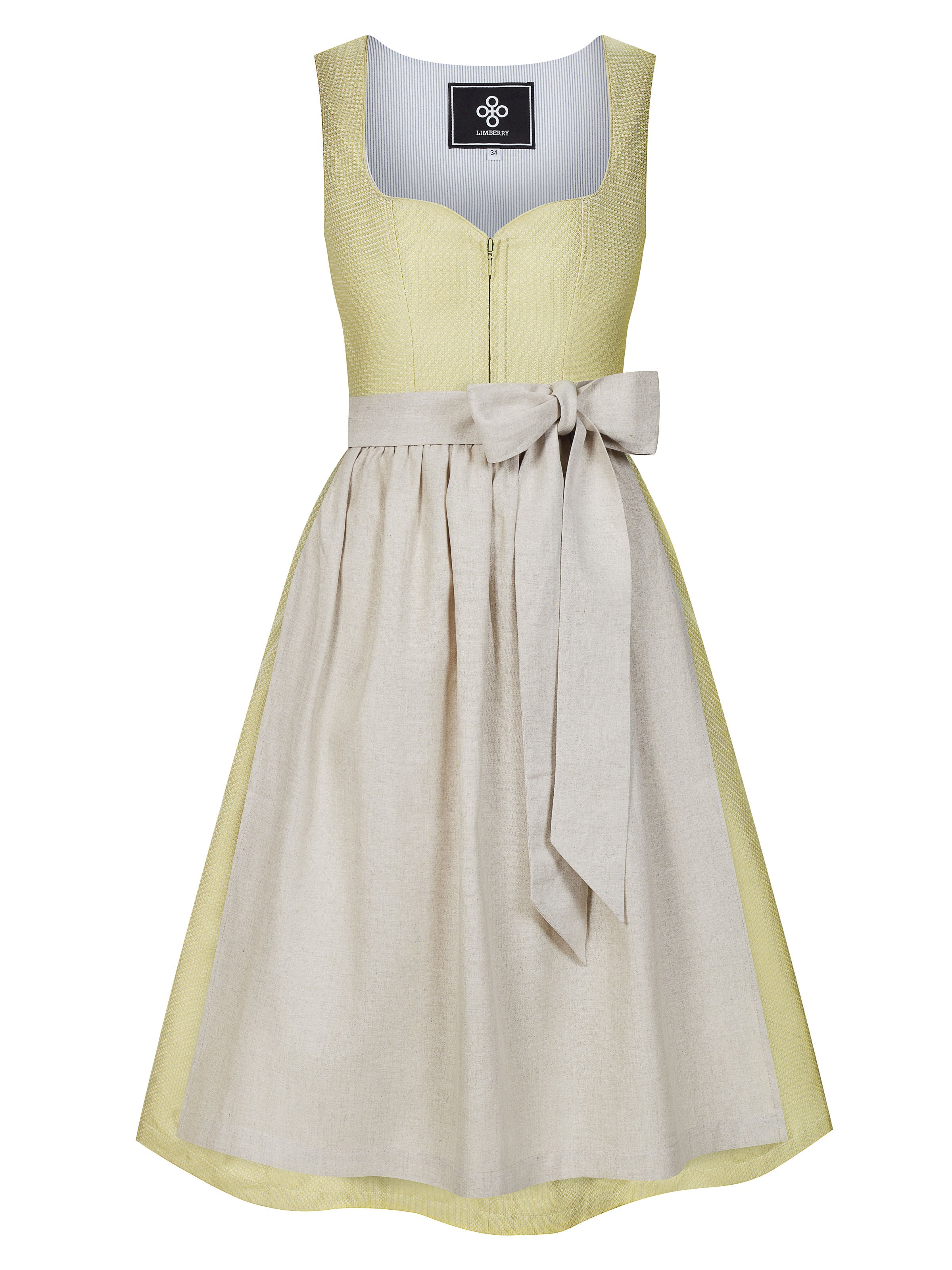 Limonengrünes Dirndl