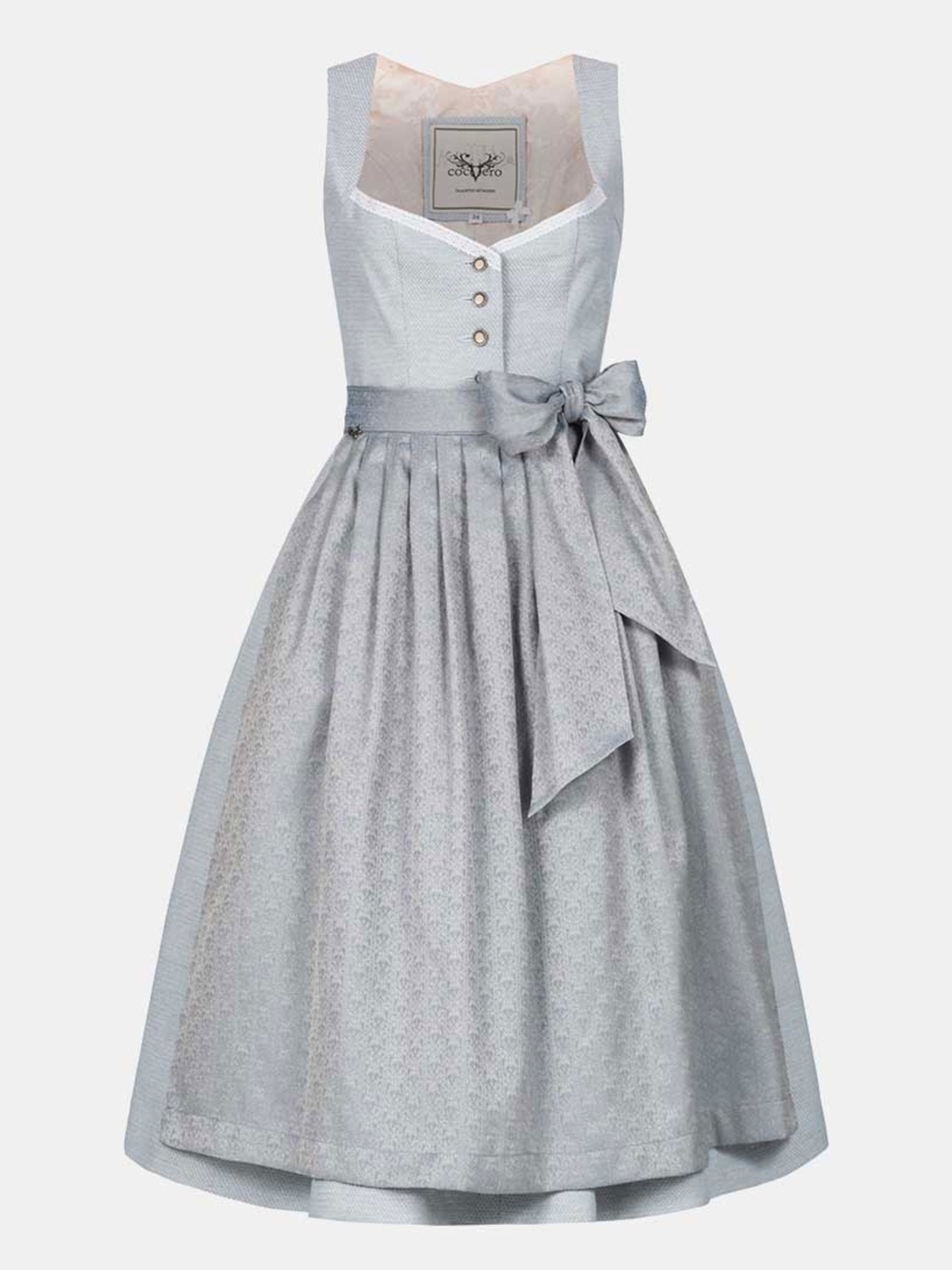Eisblaues Dirndl mit Herzausschnitt Eisblaues Dirndl mit Herzausschnitt