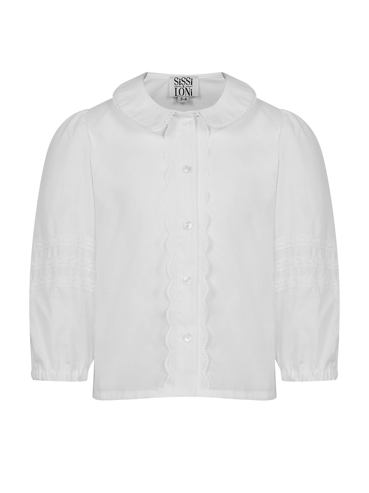 Weiße Kinderbluse