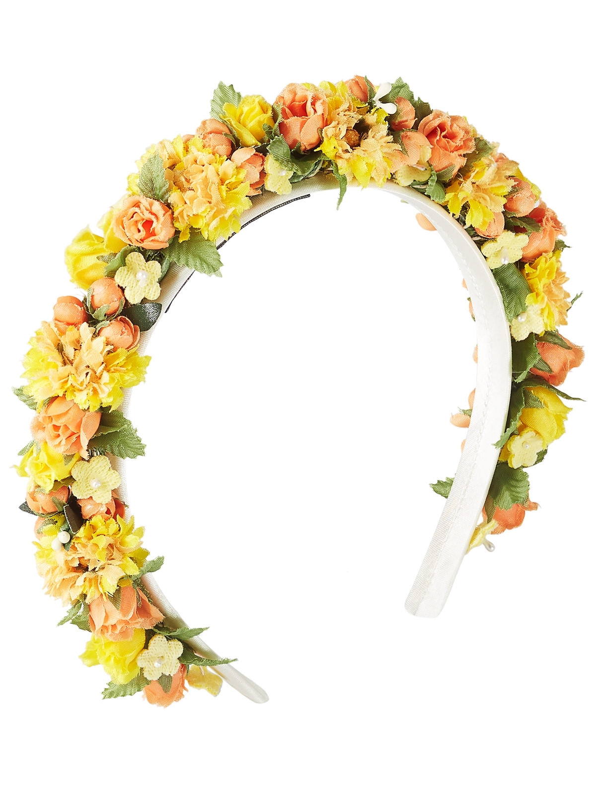 Blumenkranz in Gelb
