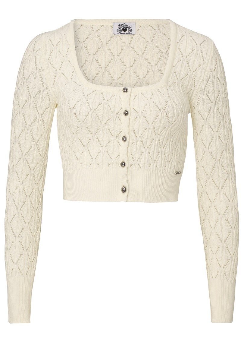 Strickjacke mit kurzem Schnitt