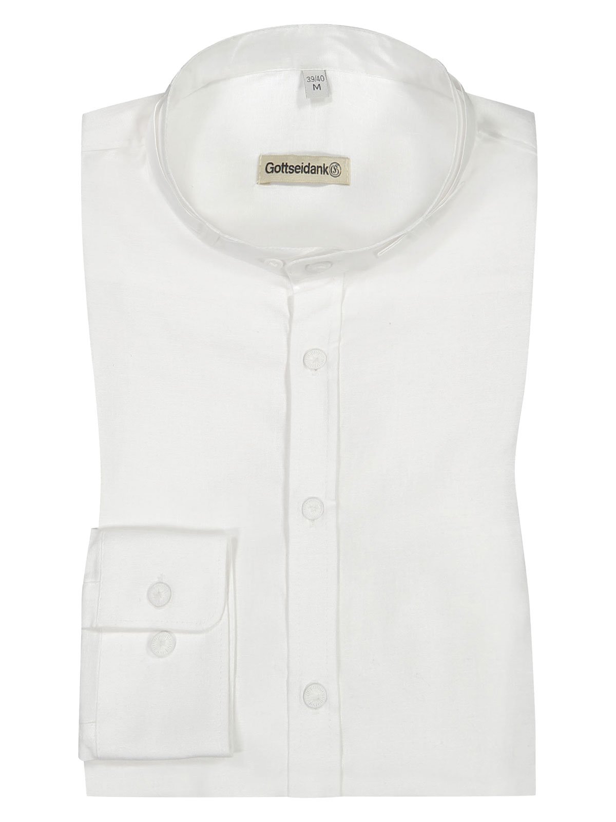 Trachtenhemd in weiß