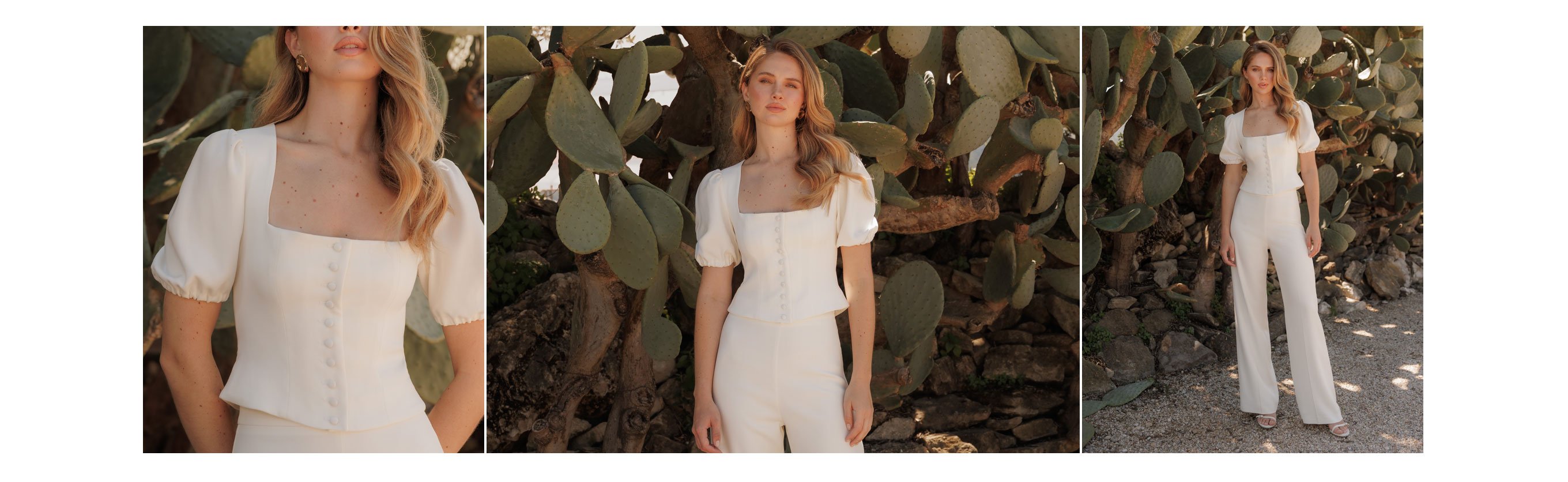 Braut Zweiteiler aus Braut-Mieder und Braut-Hose