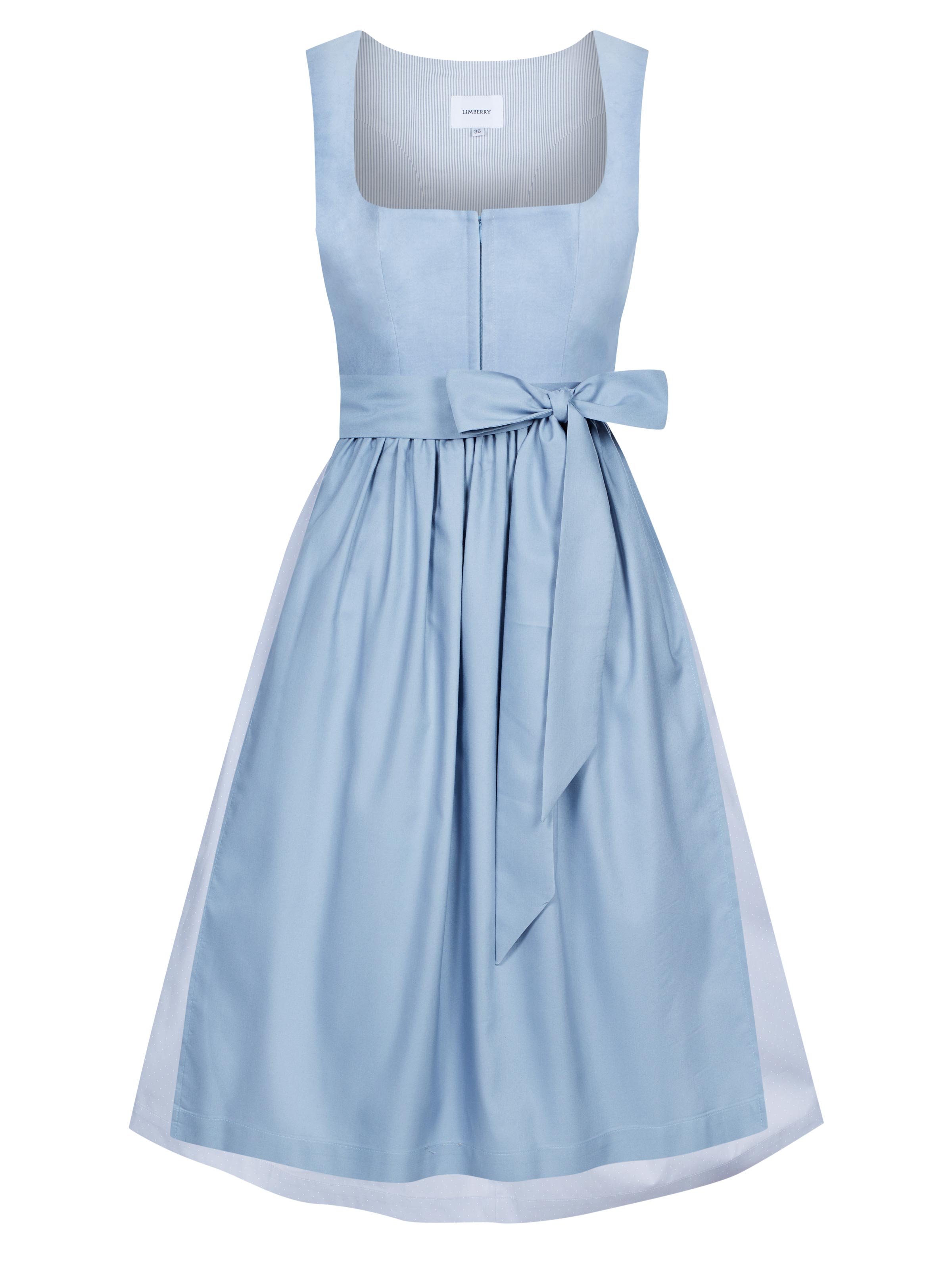 Babyblaues Samt-Dirndl