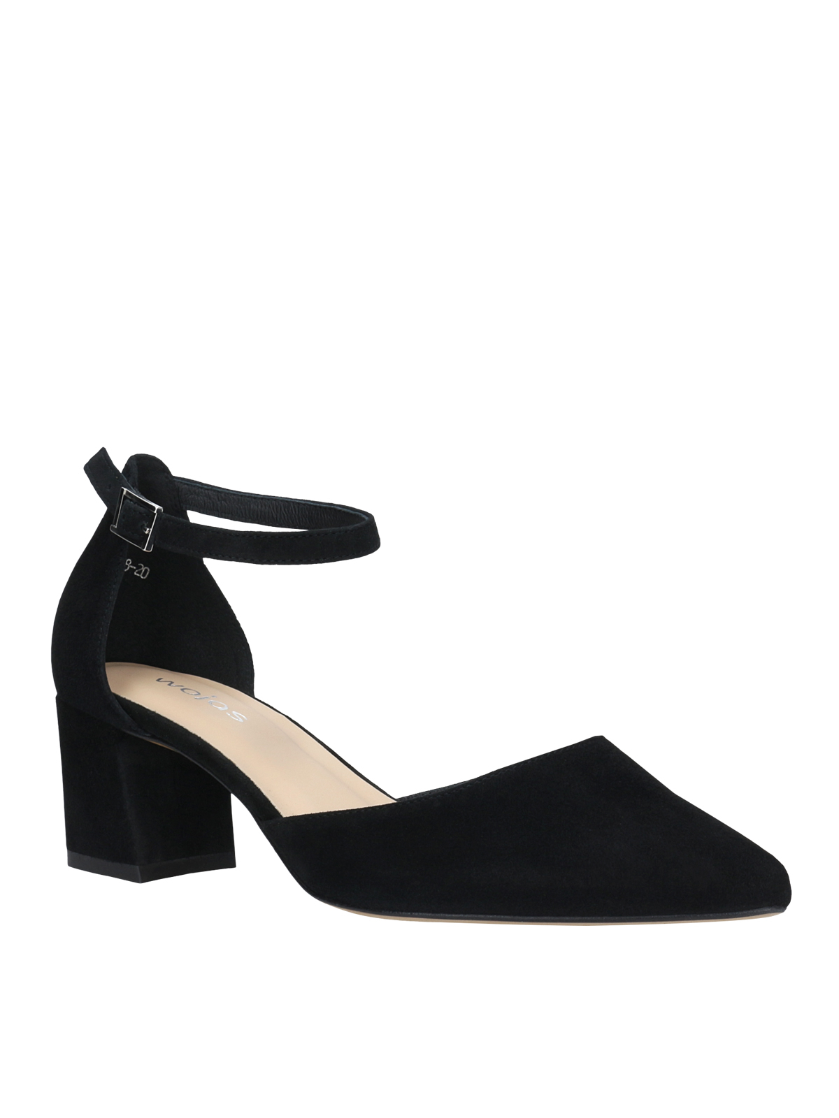Schwarze Wildleder Pumps