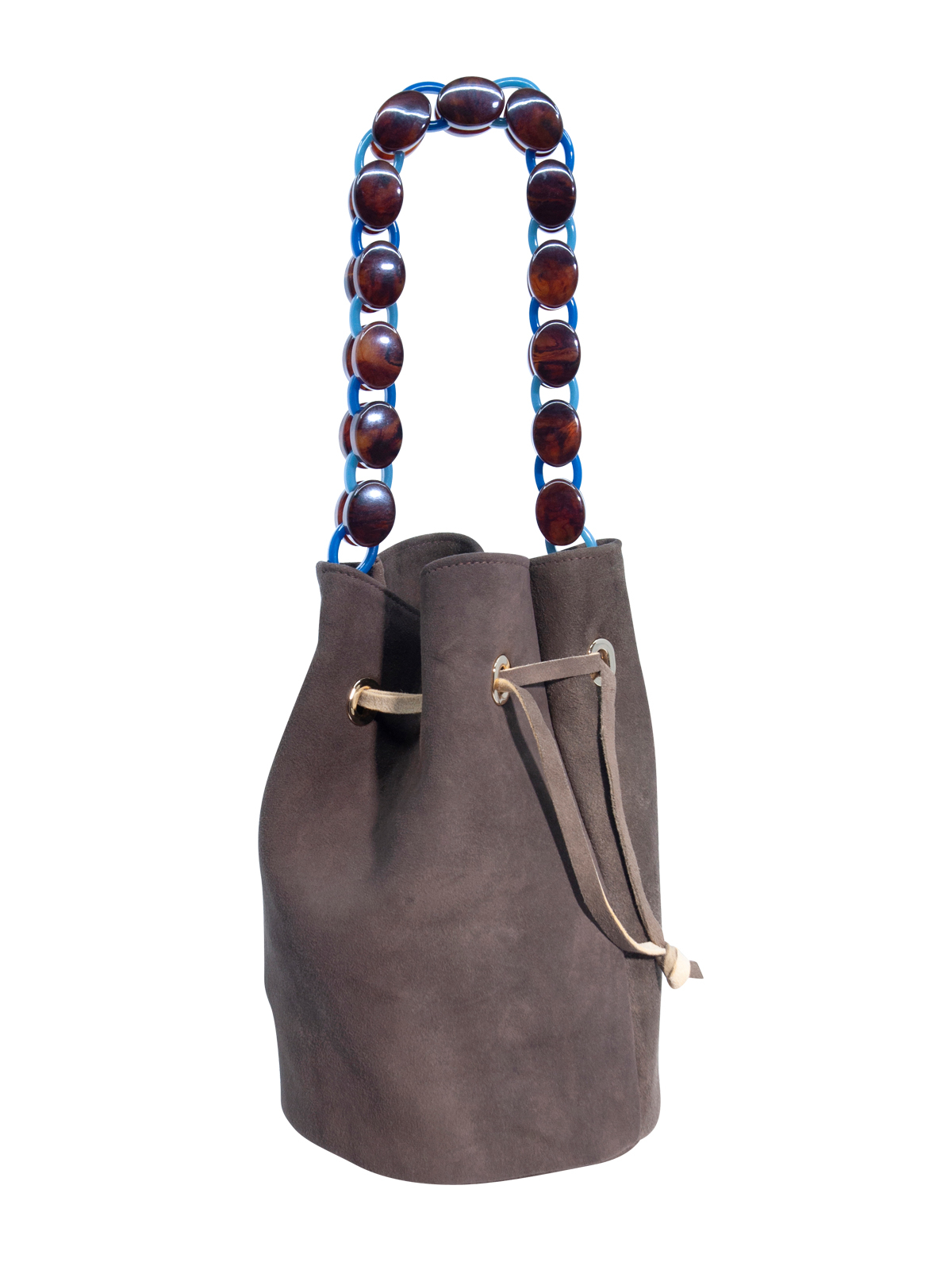 Beuteltasche aus Hirschleder mit Träger 