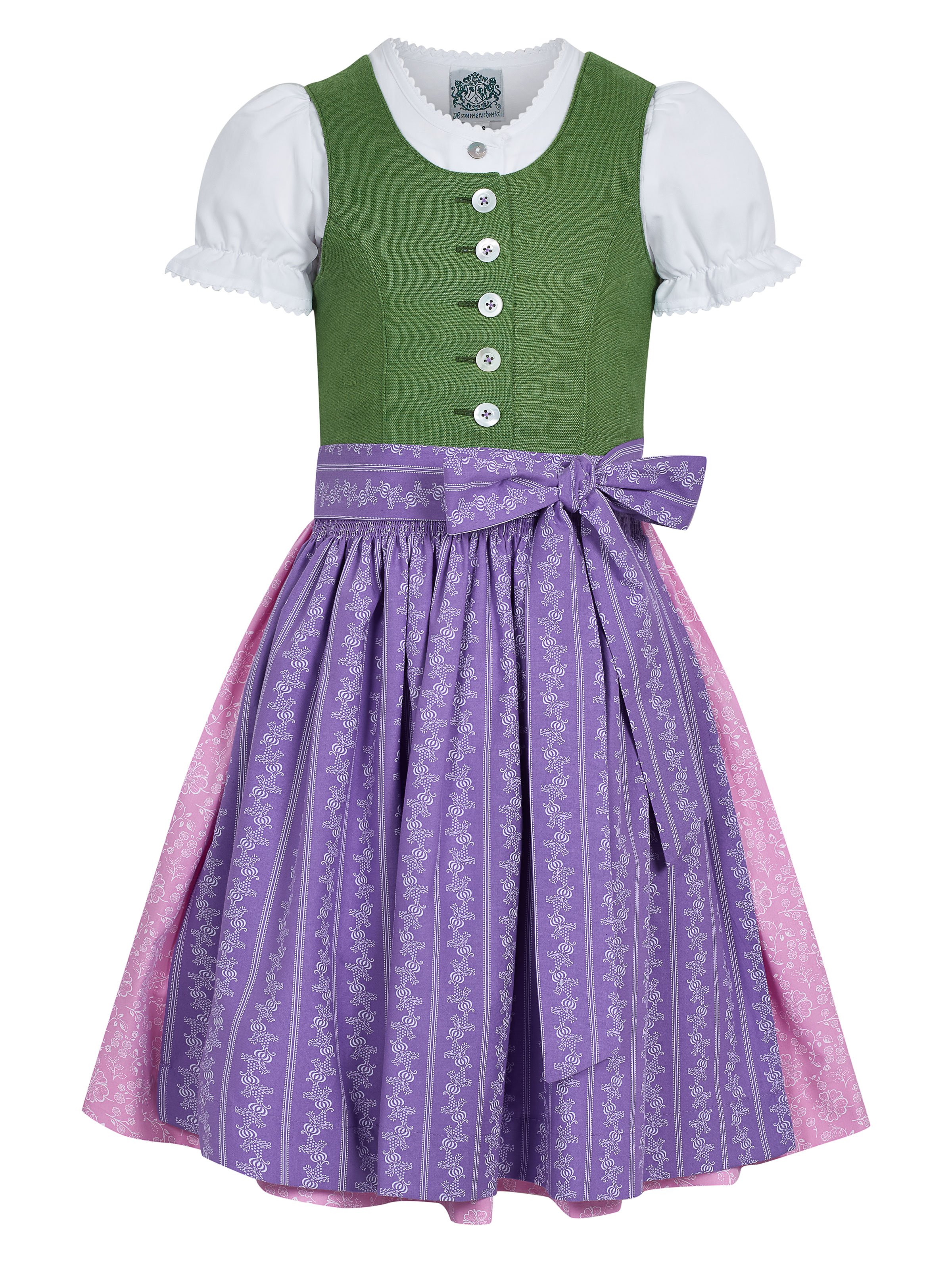 Kinder-Dirndl mit Bluse und Schürze