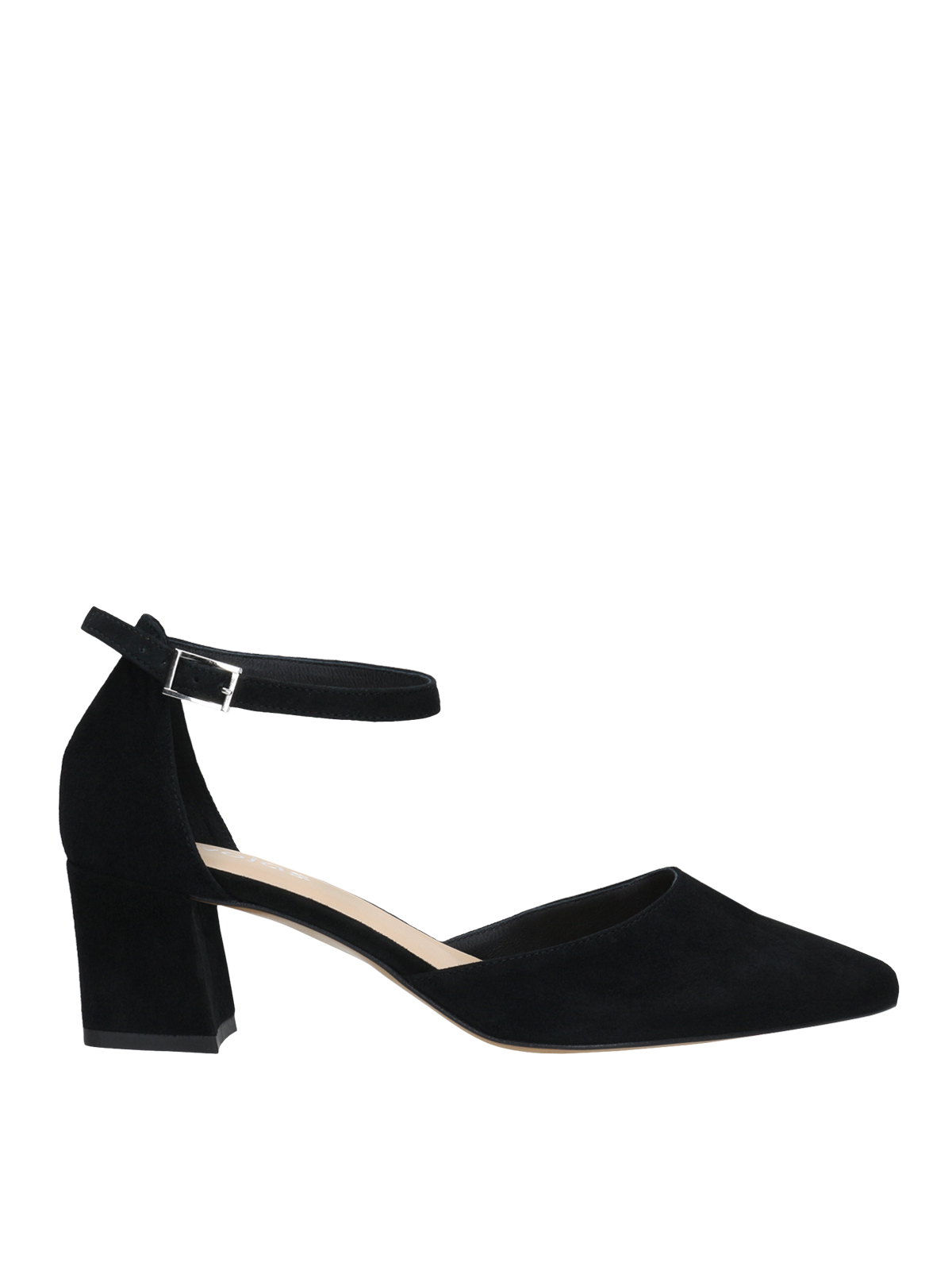 Schwarze Wildleder Pumps