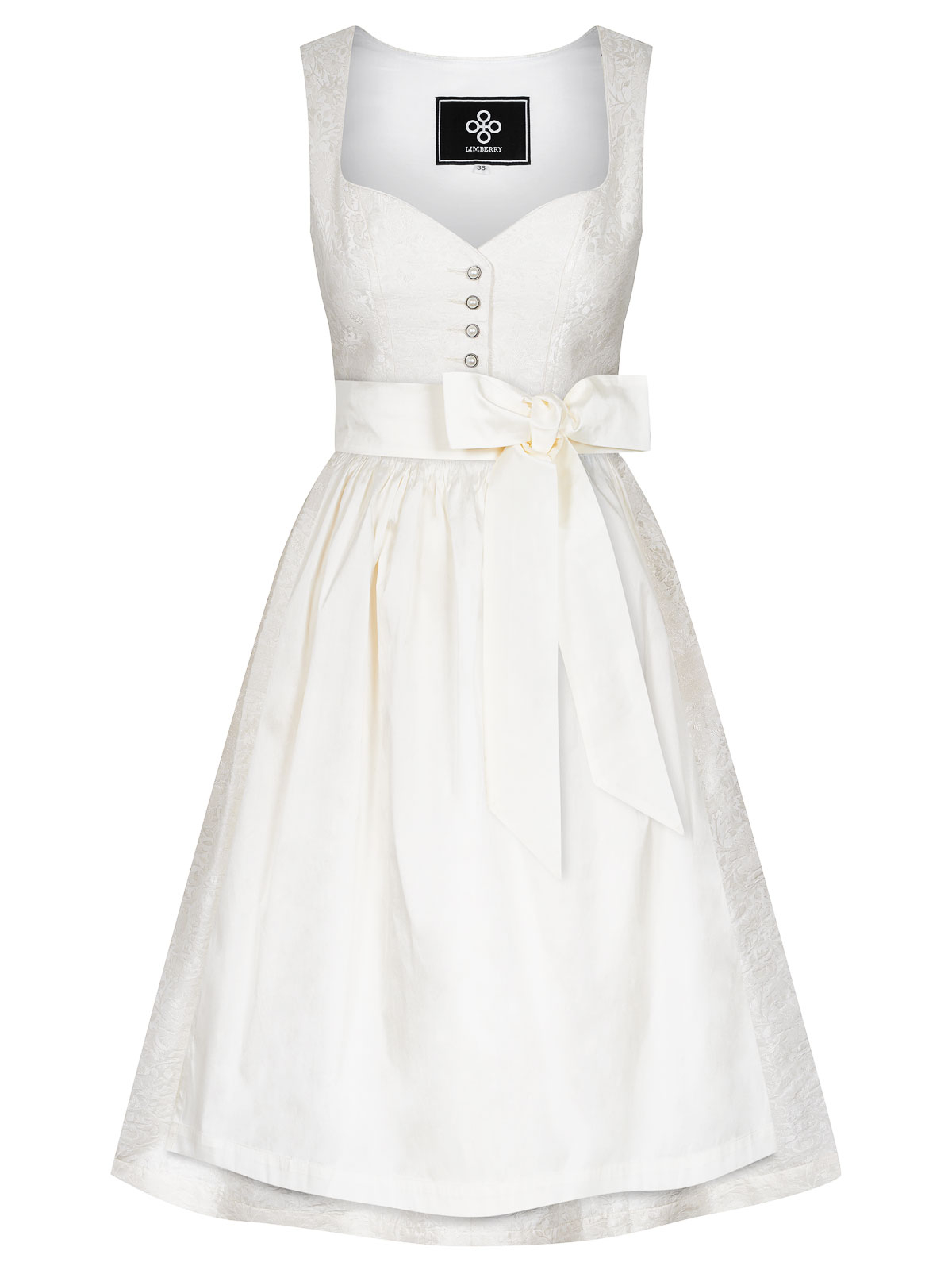 Hochzeits-Dirndl in Champagner