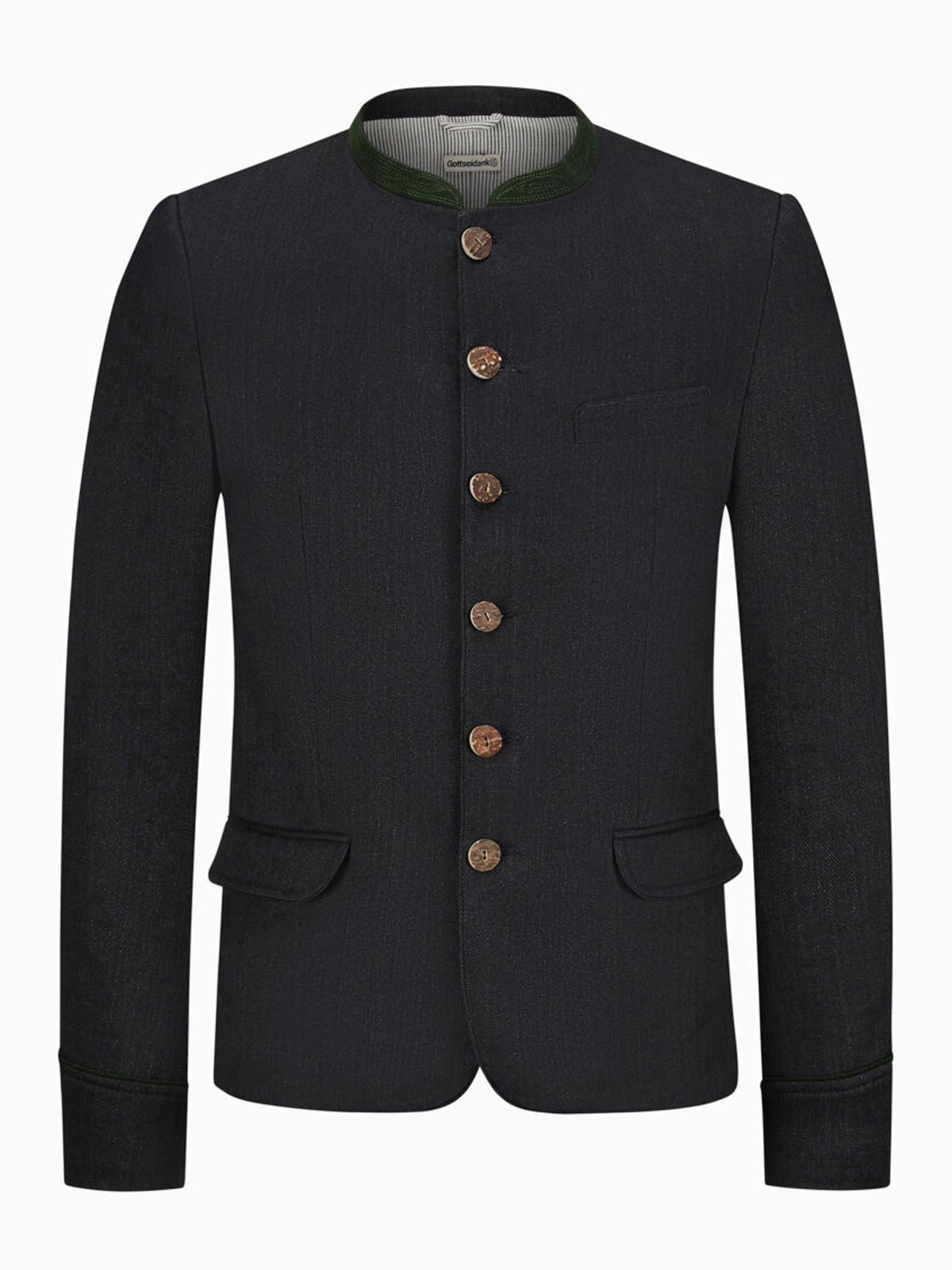 Trachtenjanker in Carbonblau