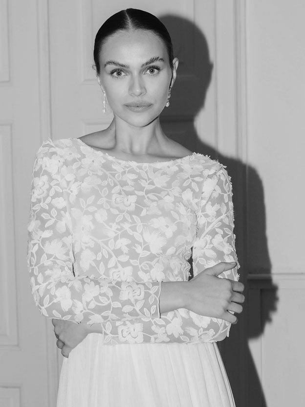 Brautkleid Zweiteiler aus Body und Rock