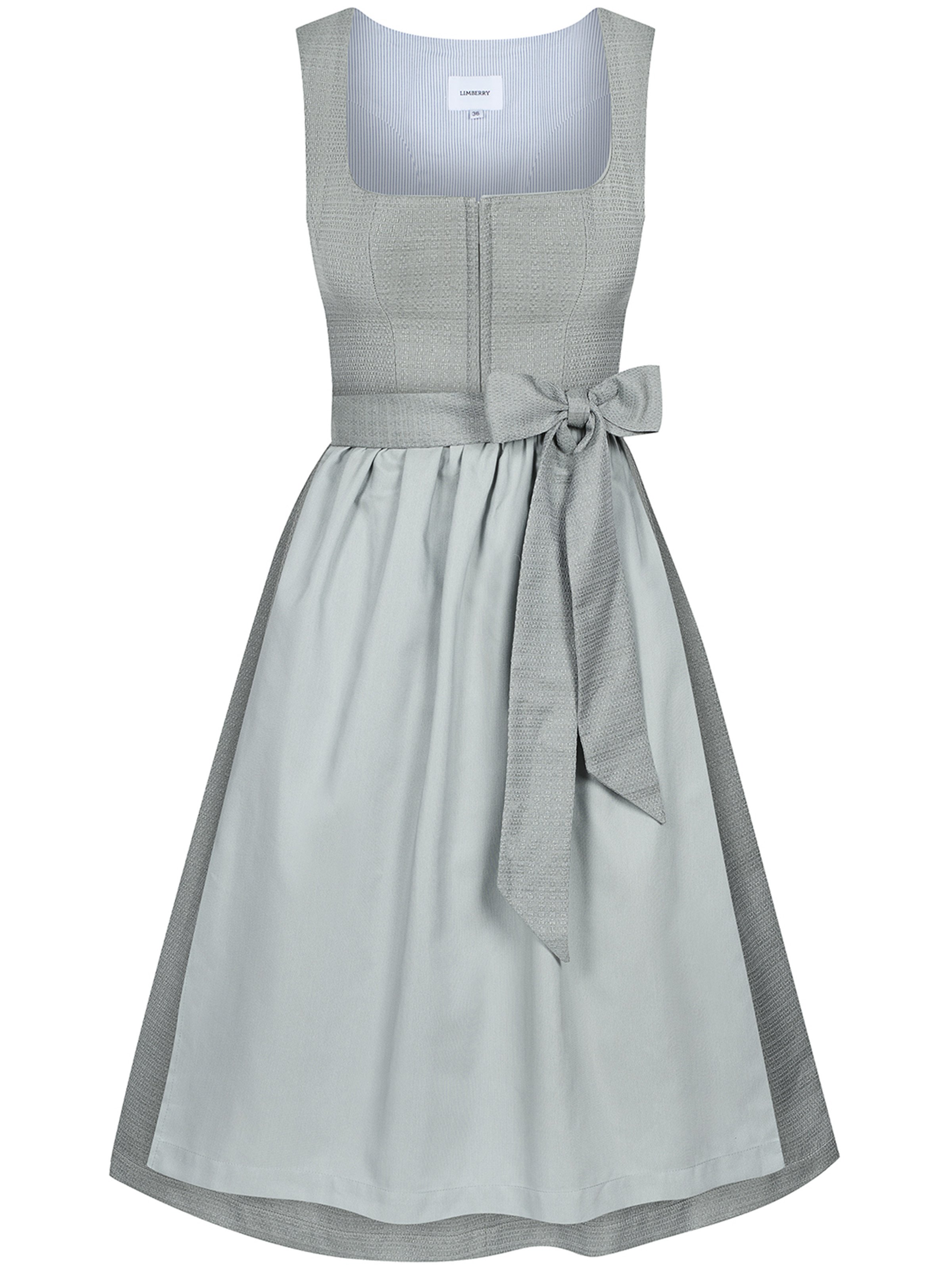 Salbeigrünes strukturiertes Dirndl