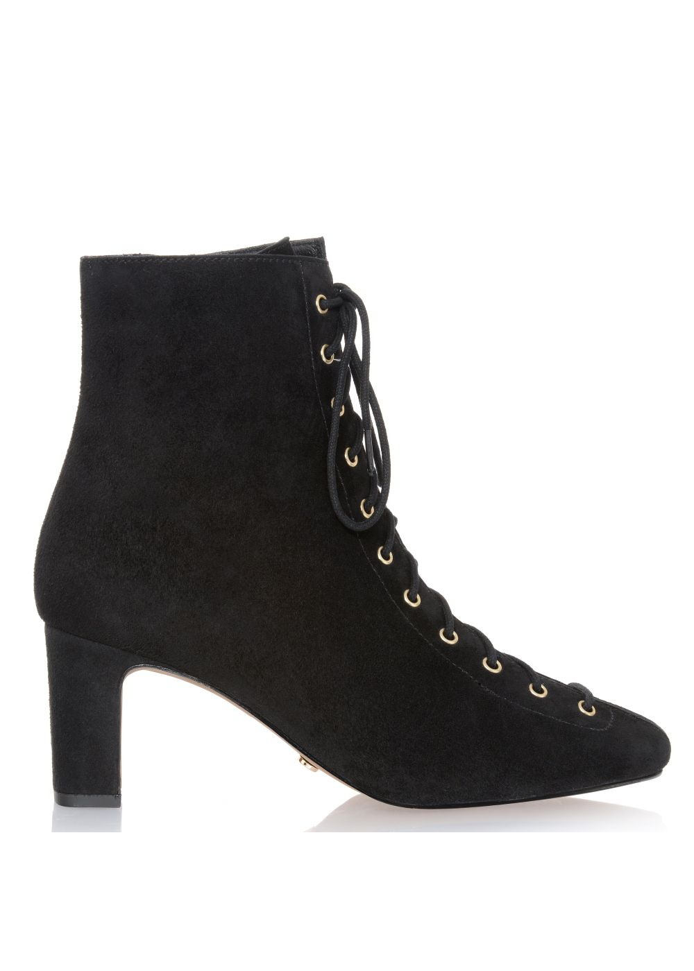 Schnürstiefel aus Wildleder