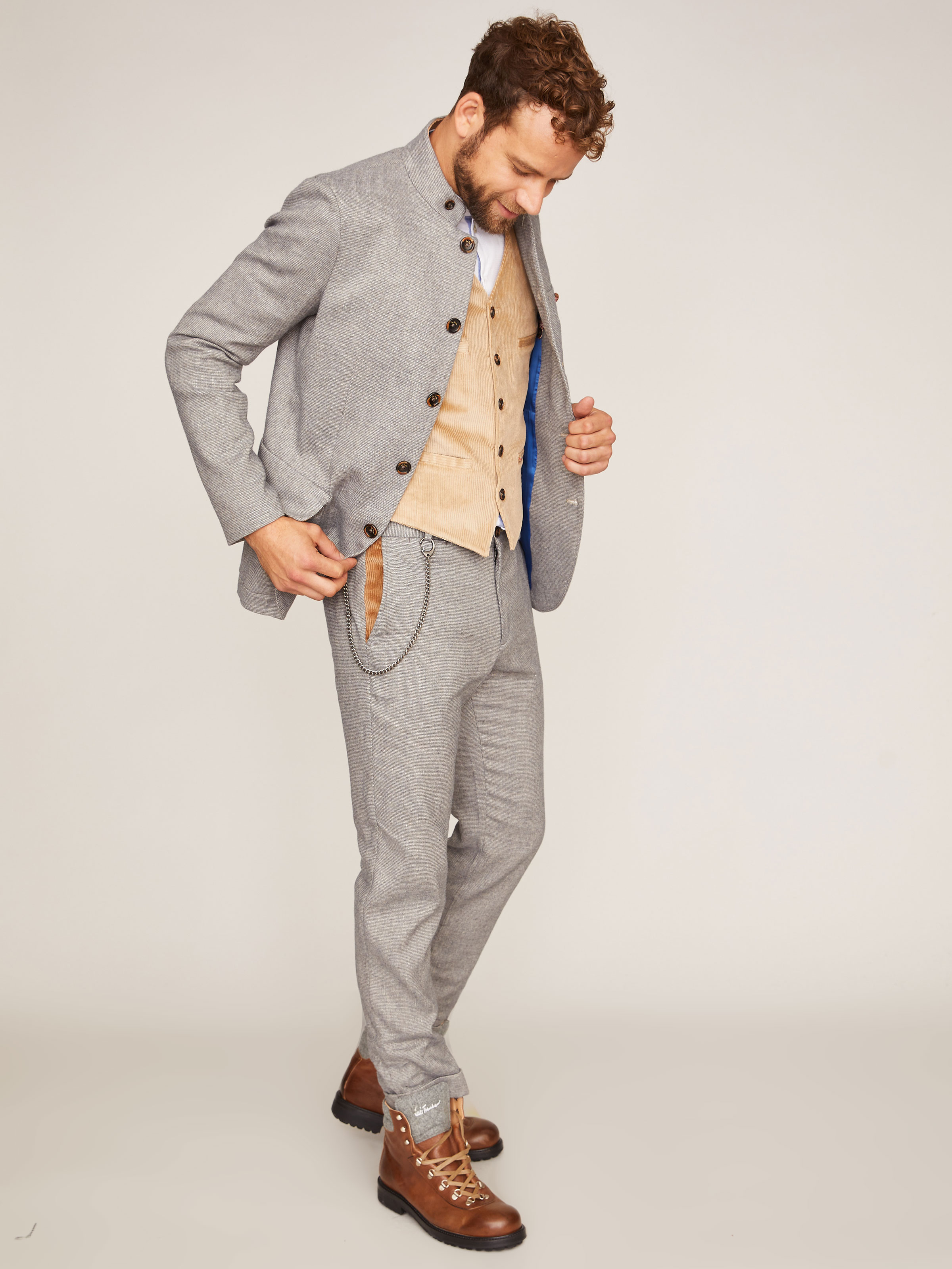 Graue Hose K35311_8500