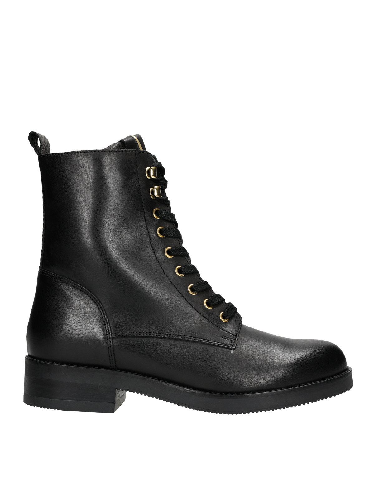 Schwarze Schnürboots
