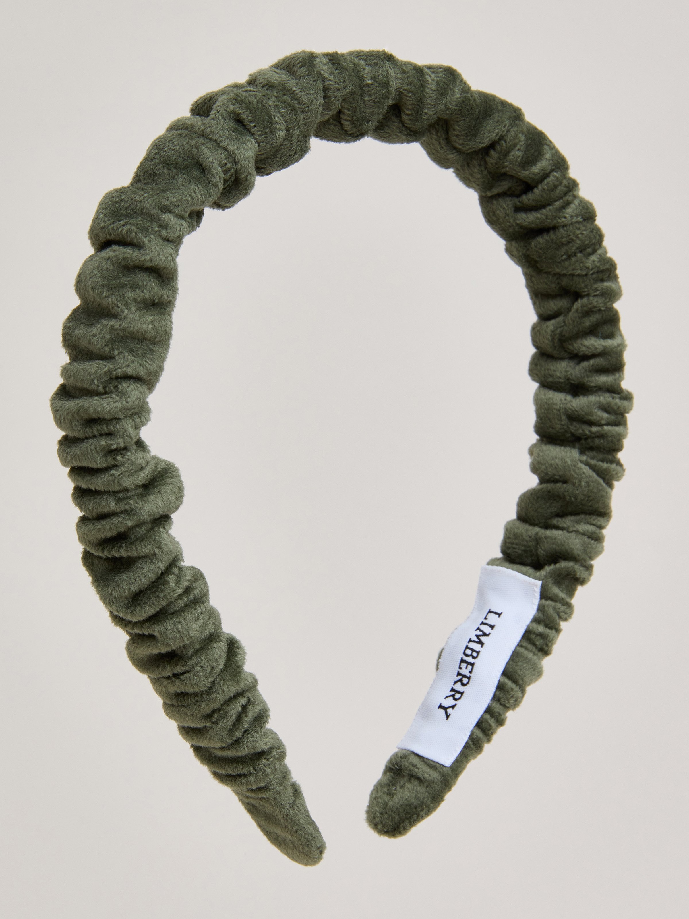 Grüner Geraffter Haarreif