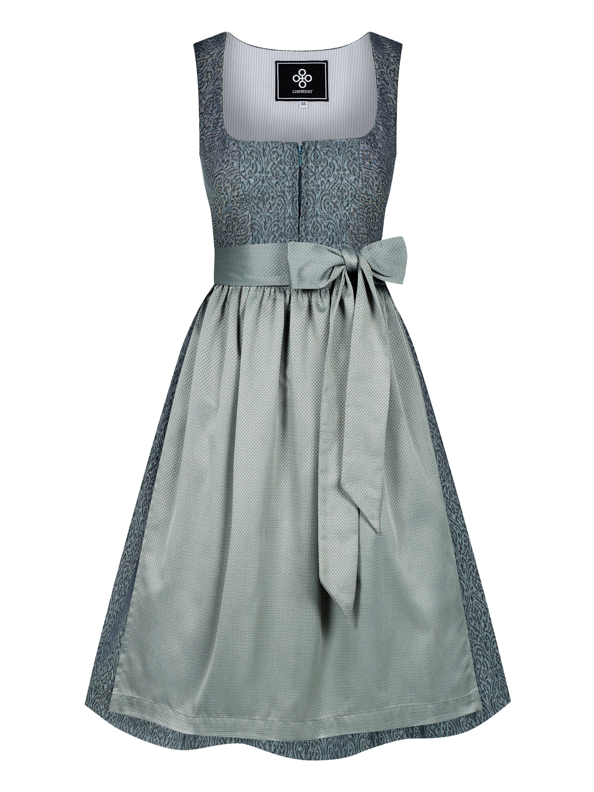 Dunkelgrün schimmerndes Dirndl Dunkelgrün schimmerndes Dirndl