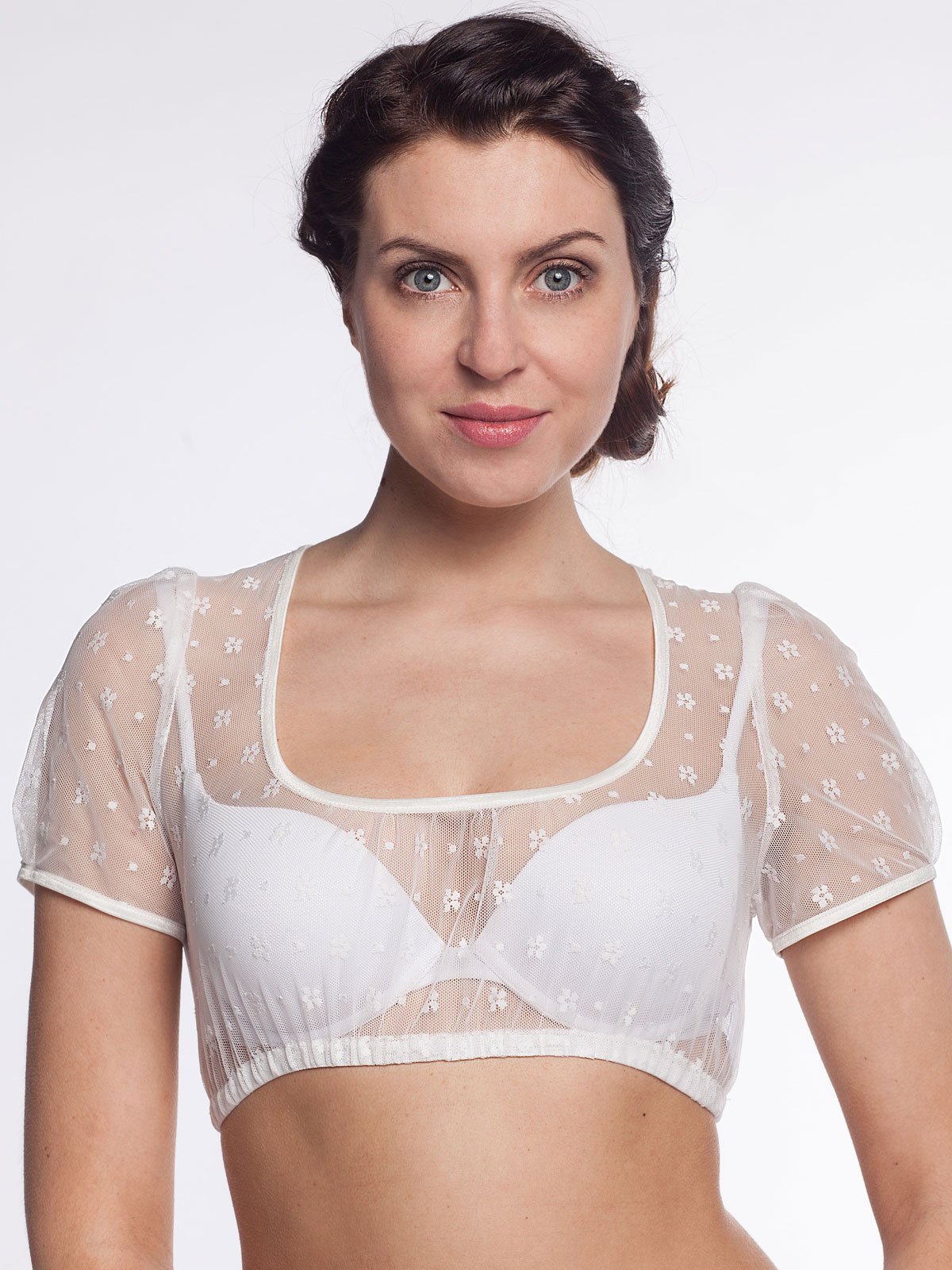 Tüll Dirndlbluse 