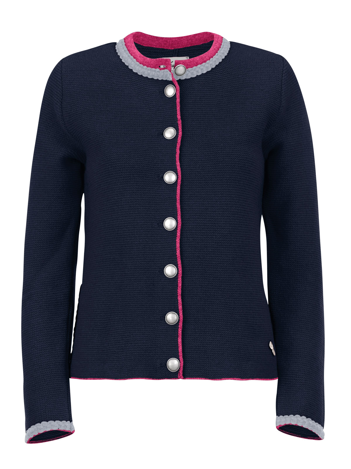 Dunkelblaue Strickjacke Dunkelblaue Strickjacke