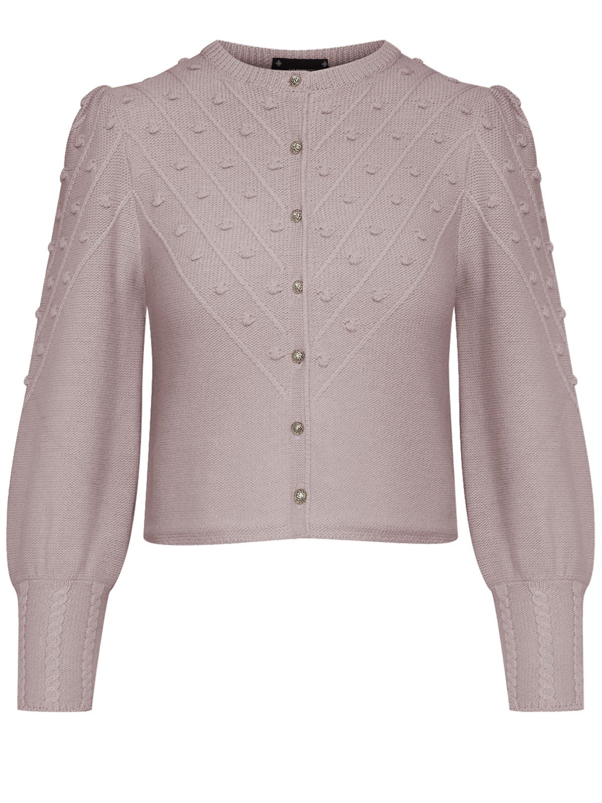 Strickjacke in Altrosa Strickjacke in Altrosa