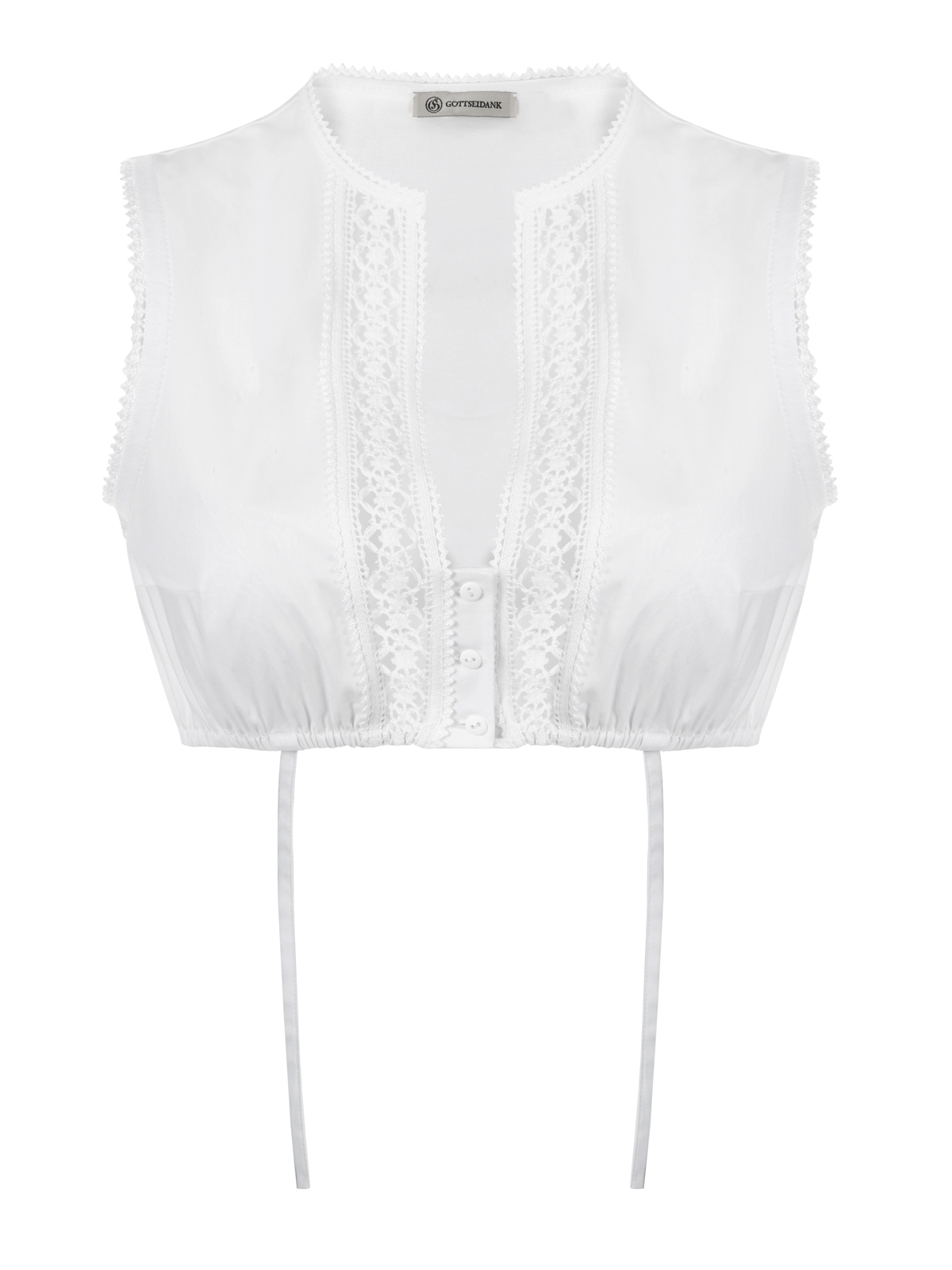 Dirndlbluse Damen Mit Flügelärmeln - Trachtenbluse V-Ausschnitt Für Oktoberfest