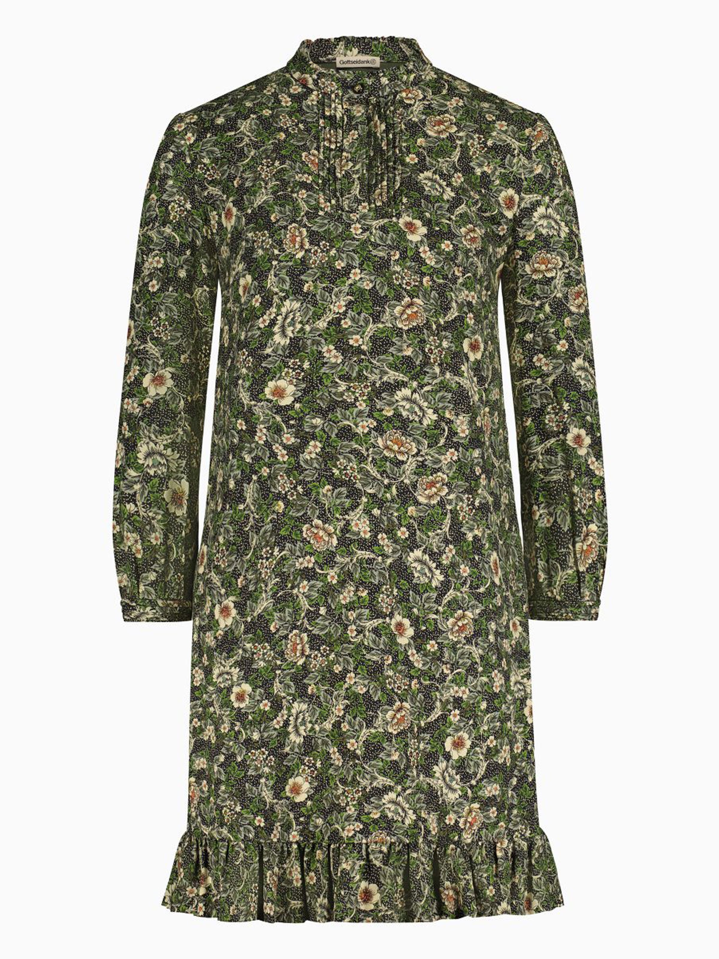 Geblümtes Midi-Kleid aus Baumwolle Geblümtes Midi-Kleid aus Baumwolle