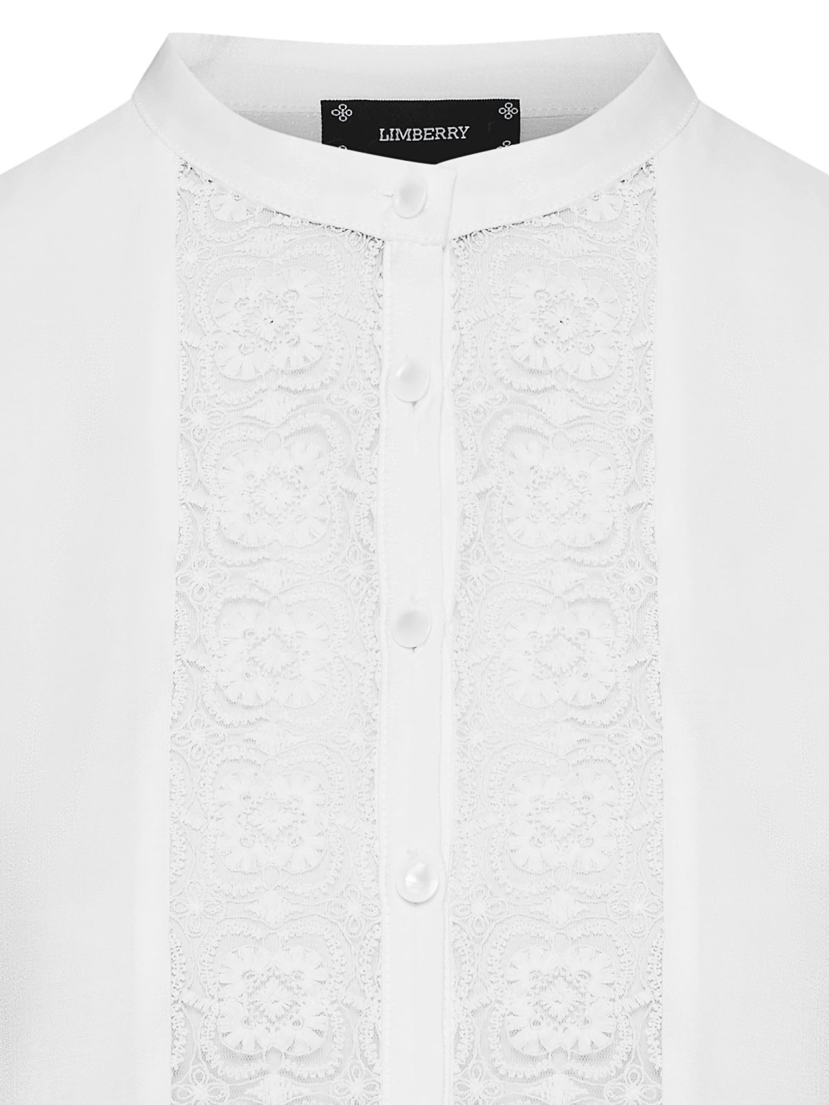 Weiße Bluse mit Spitze Weiße Bluse mit Spitze