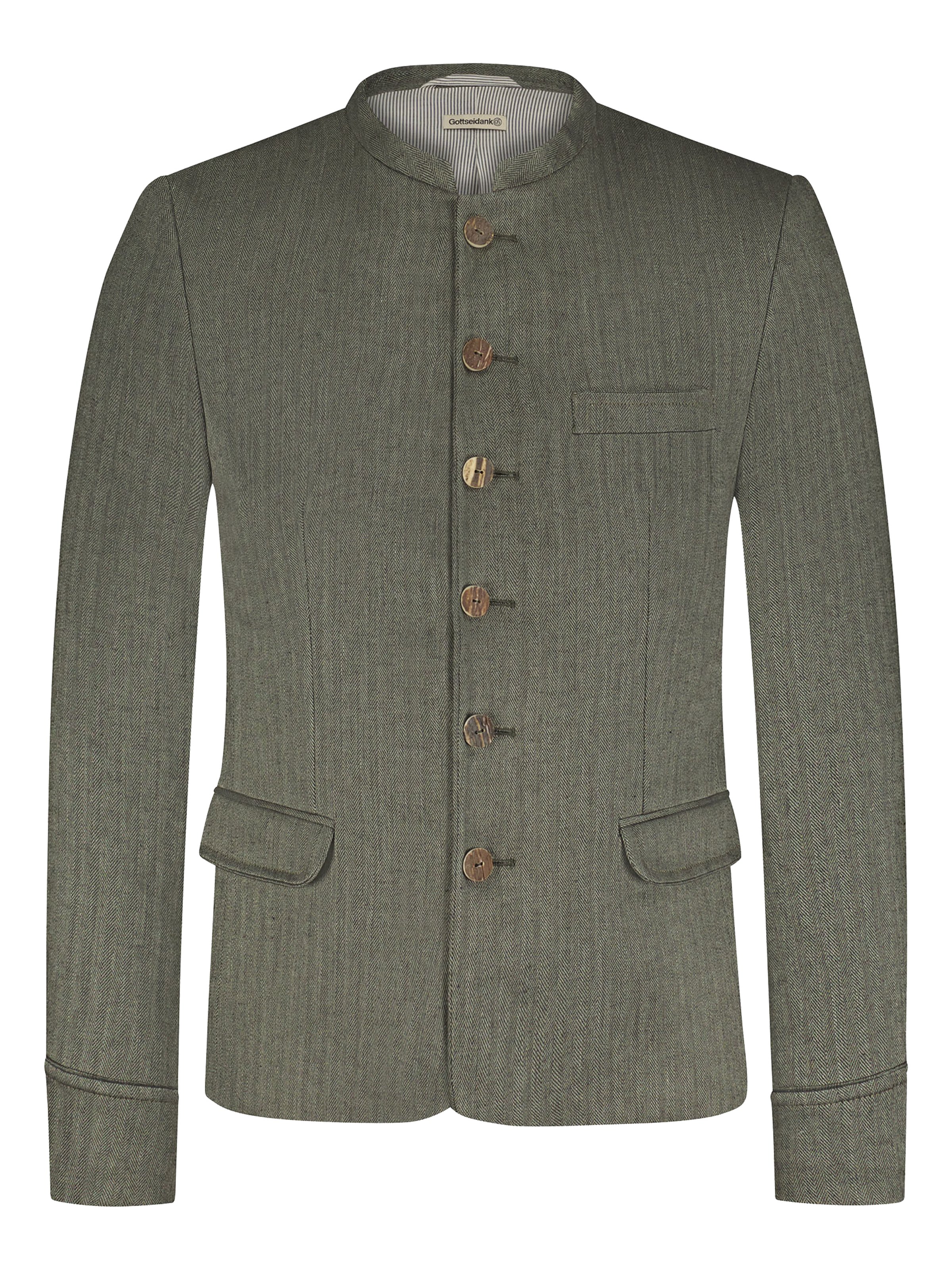 Bergfeuer Herren Trachtenjanker Castello - Klassische Strickjacke Im Trachtenlook