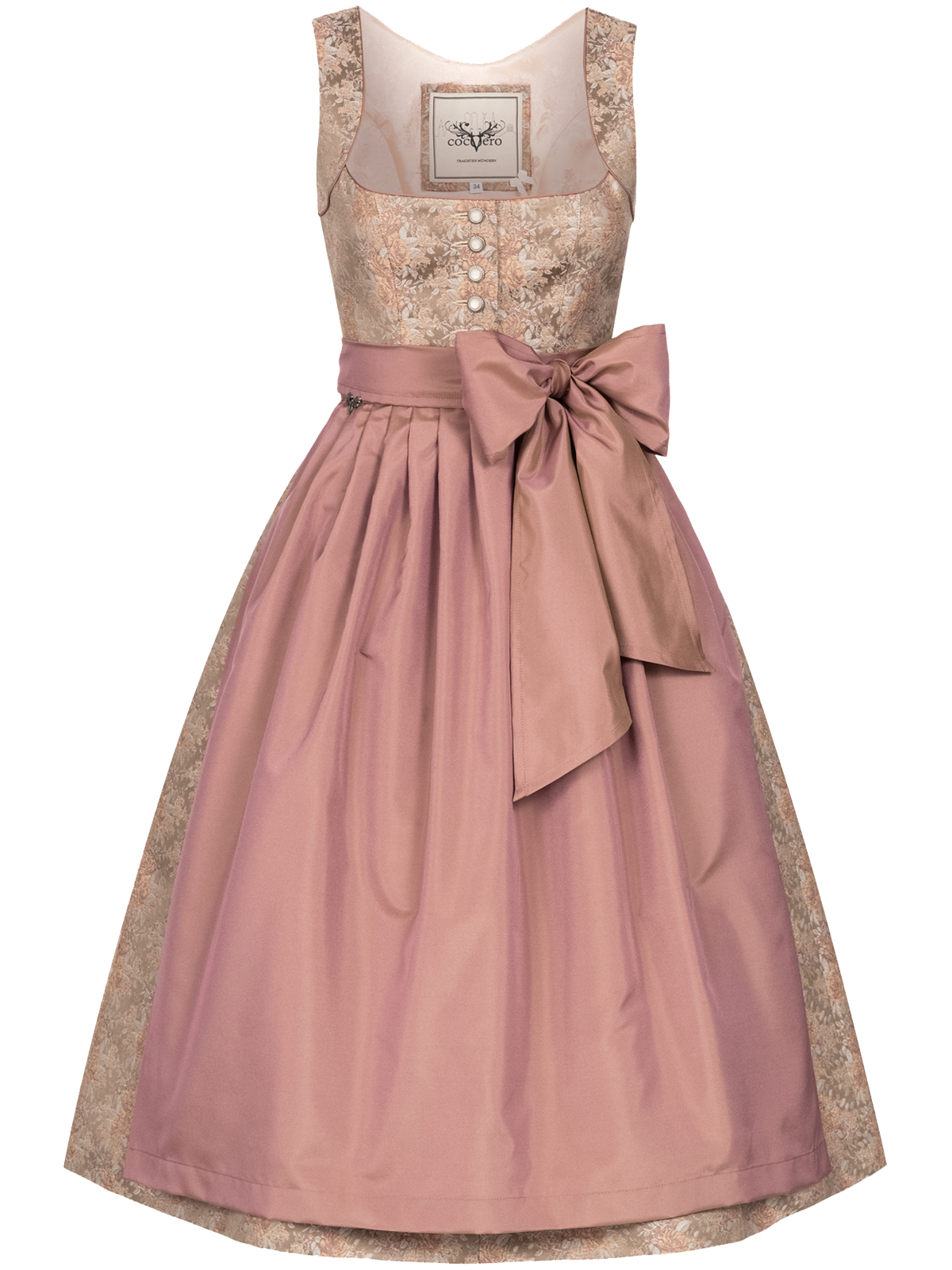 Vintage Dirndl mit Rosenmuster Vintage Dirndl mit Rosenmuster