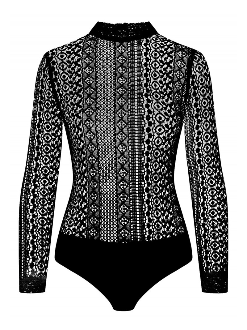 Schwarzer Spitzenbody Schwarzer Spitzenbody