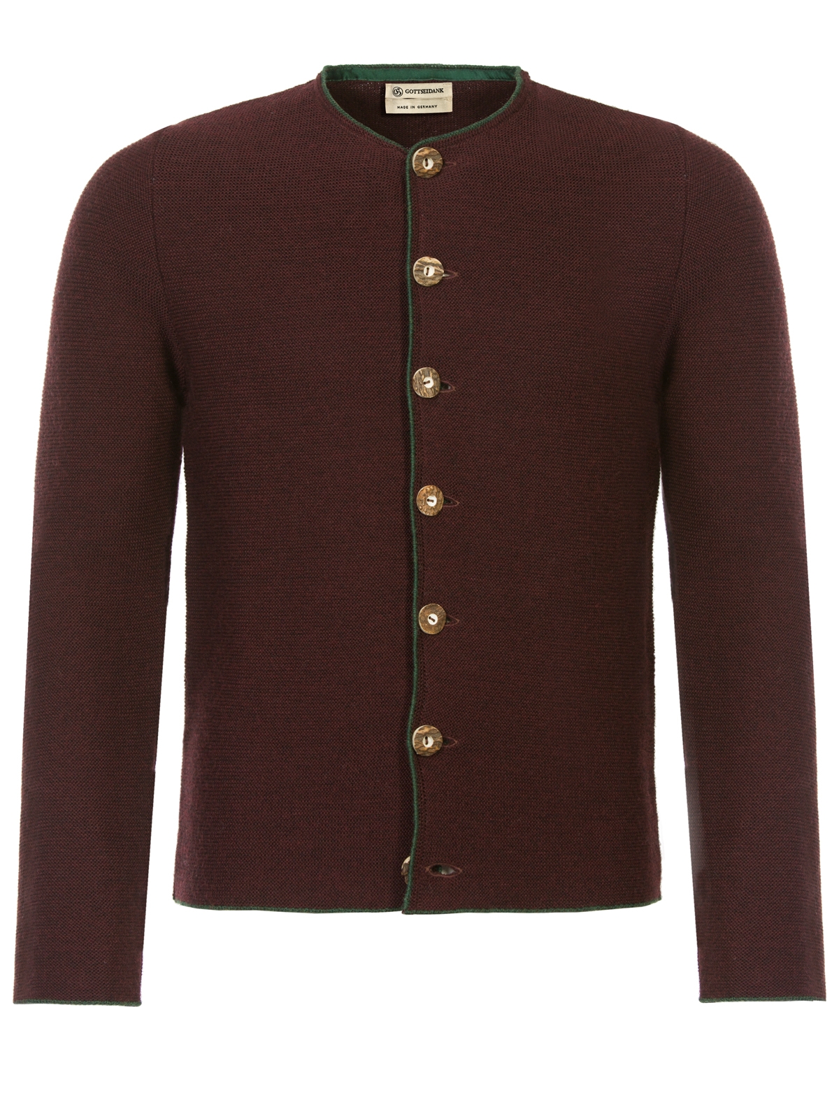 Gottseidank Strickjanker Herren Herren Trachtenjanker Waffelmuster