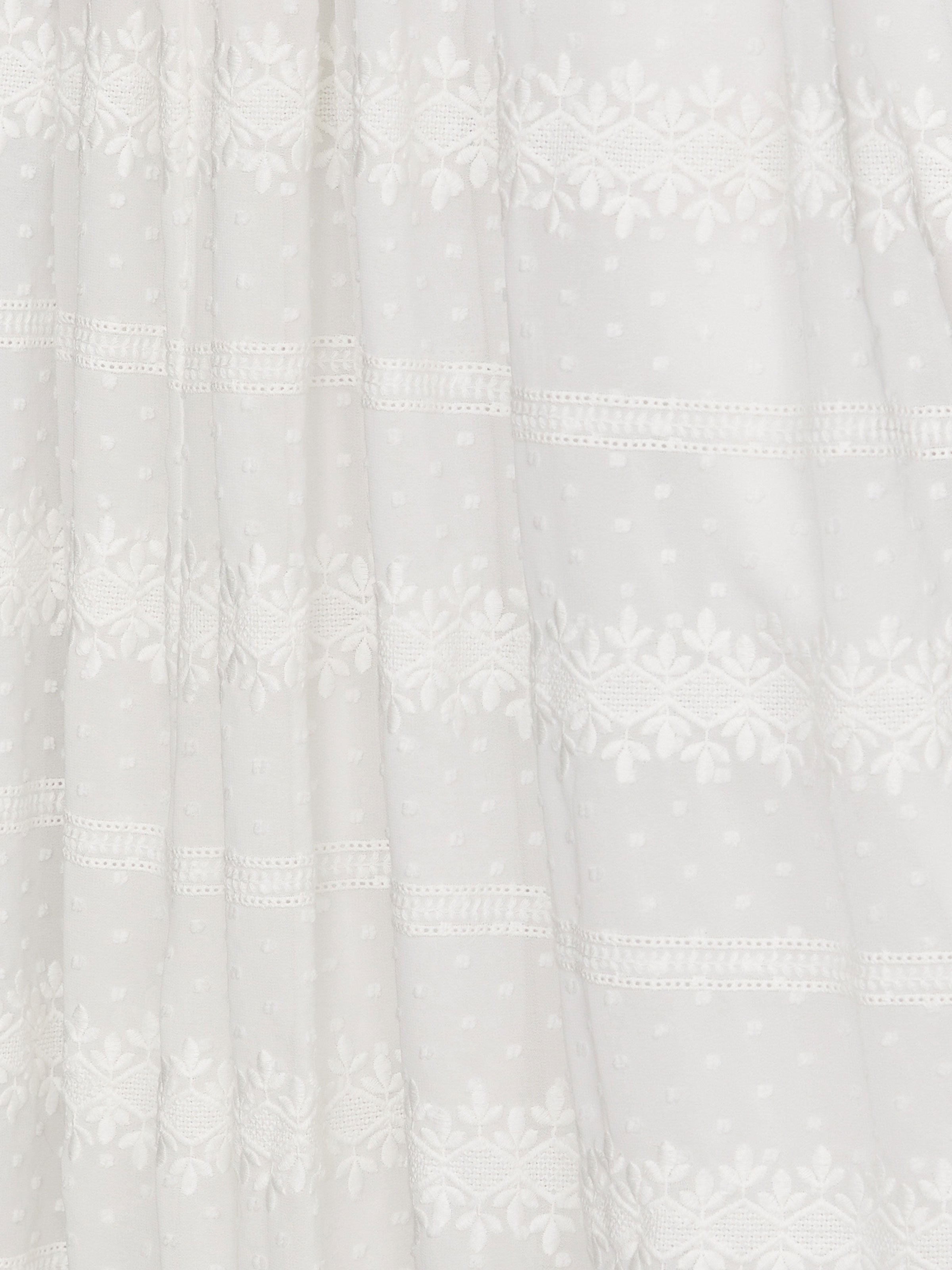 Langer Braut-Rock im Boho-Stil mit Georgette-Muster Langer Braut-Rock im Boho-Stil mit Georgette-Muster